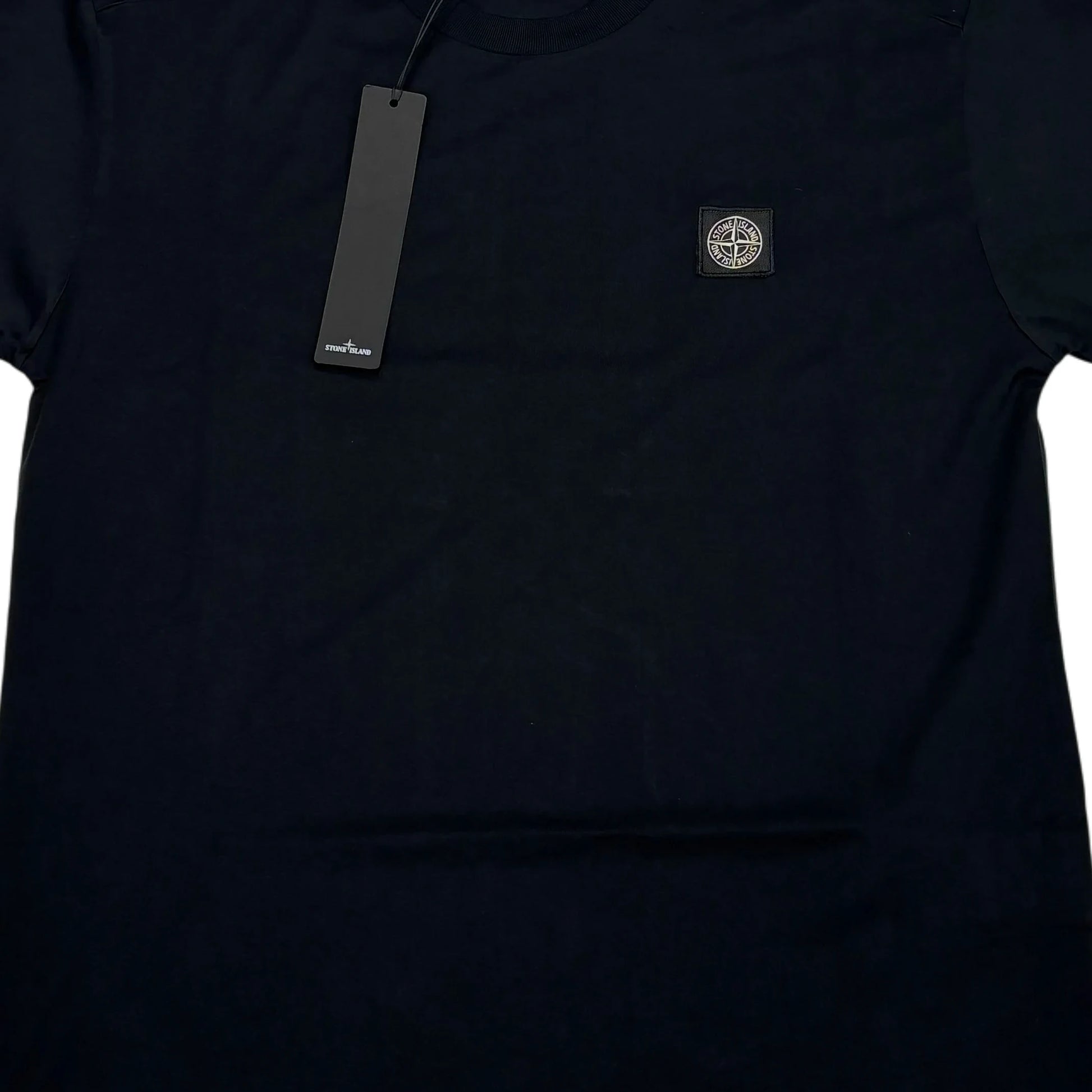 Stone Island Black Patch Logo T-shirt