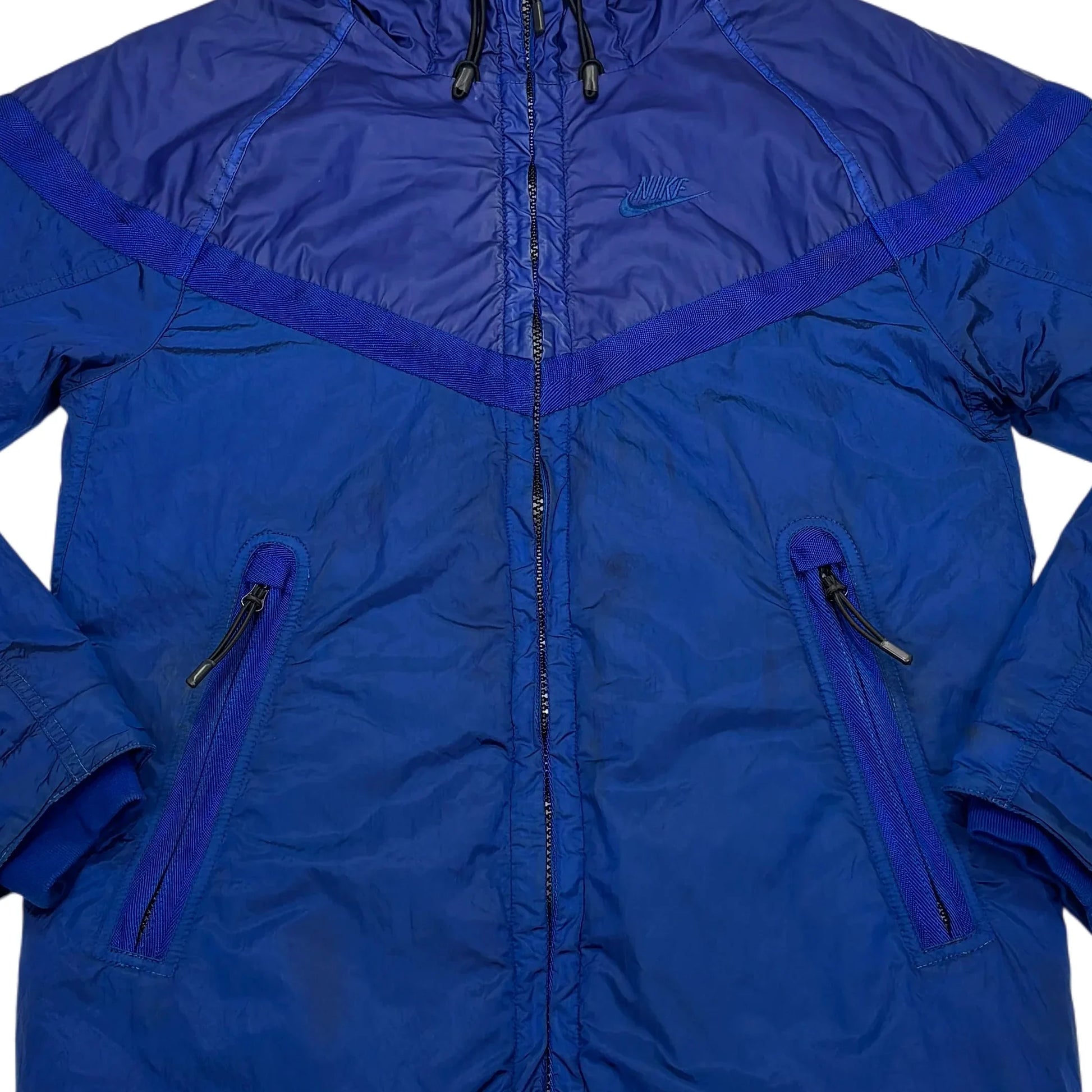 Stone Island x Nike Blue Compass Patch Mussola Gommata/Nylon Metal Parka