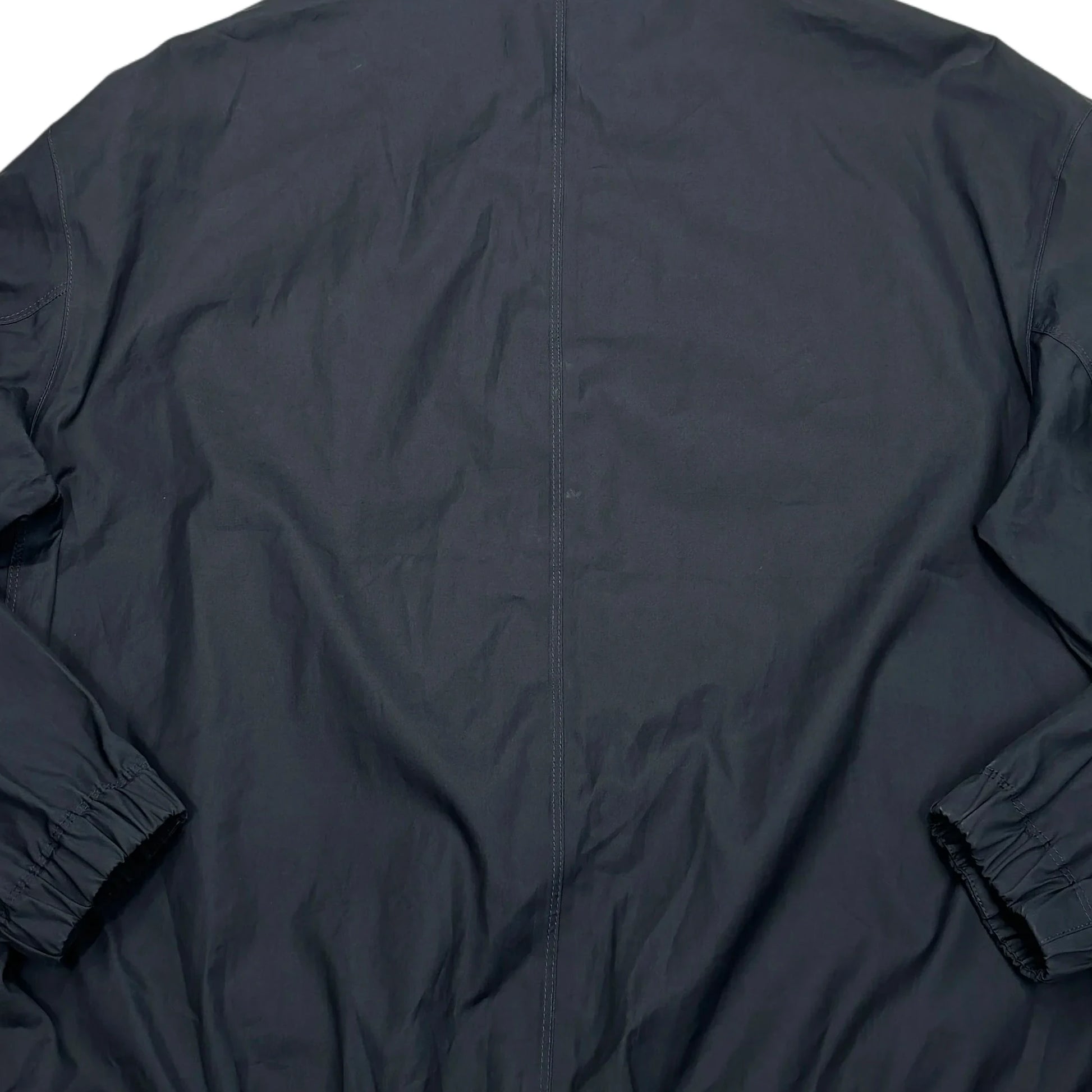 Stone Island Black Supima Cotton Canvas Non-Aqueous Dyeing Technology Jacket