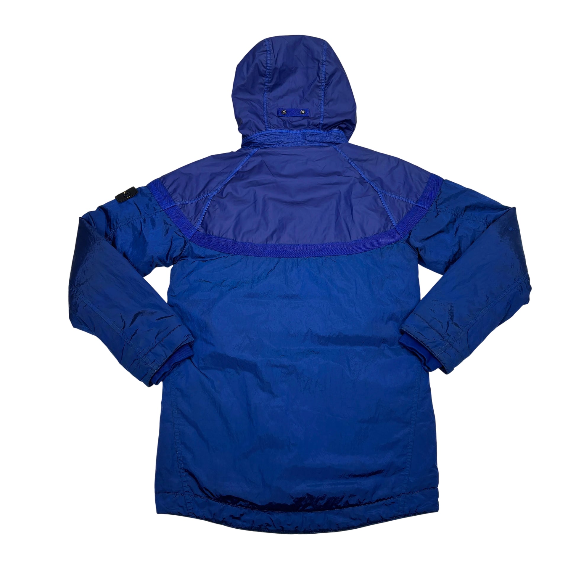 Stone Island x Nike Blue Compass Patch Mussola Gommata/Nylon Metal Parka