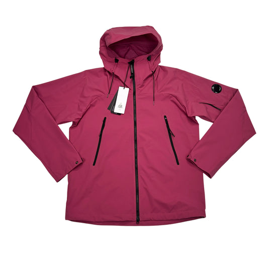 C.p. Company Pink Pro-Tek Single Goggle Hooded Jacket