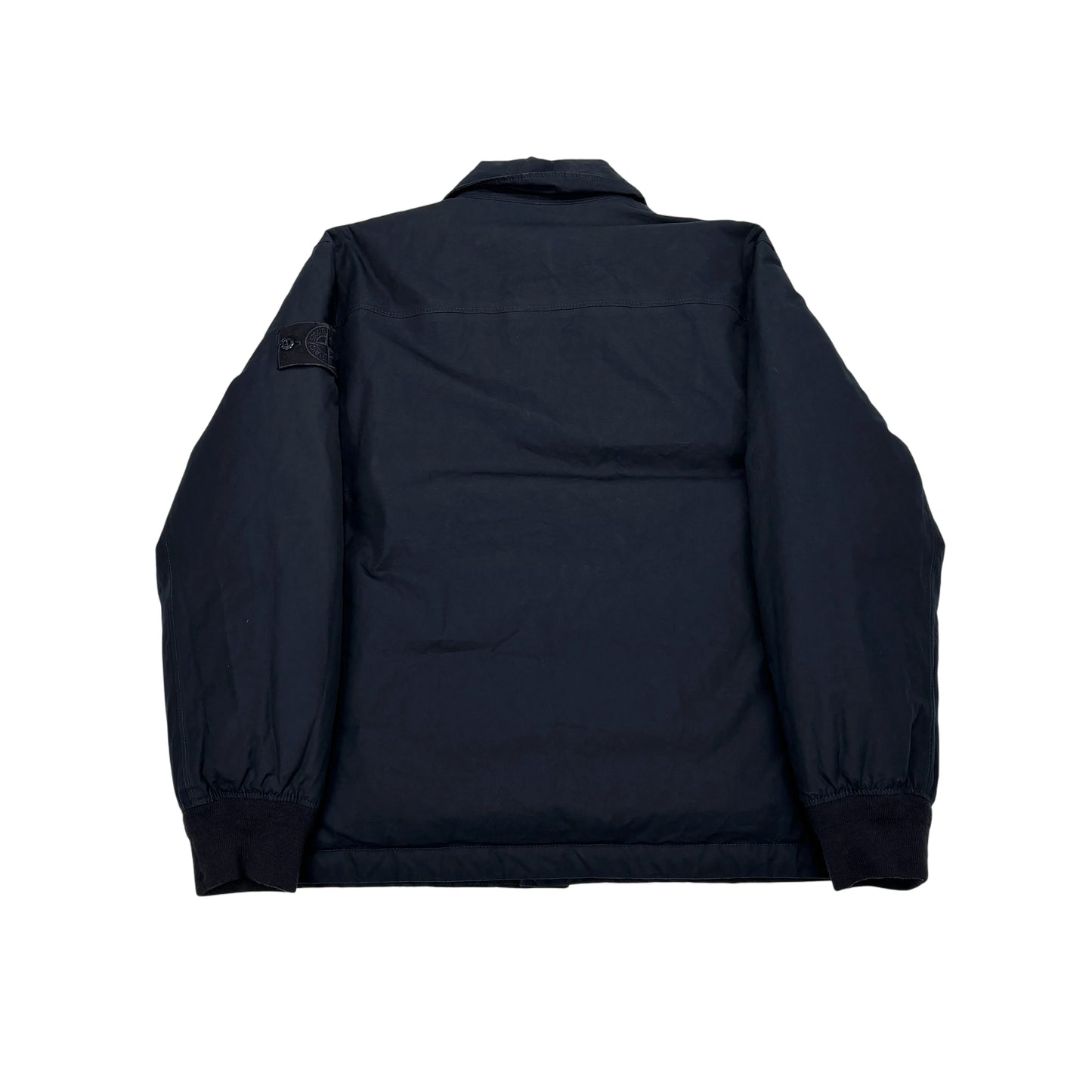 Stone Island Navy Blue O-Ventile Down Ghost Piece Puffer Jacket