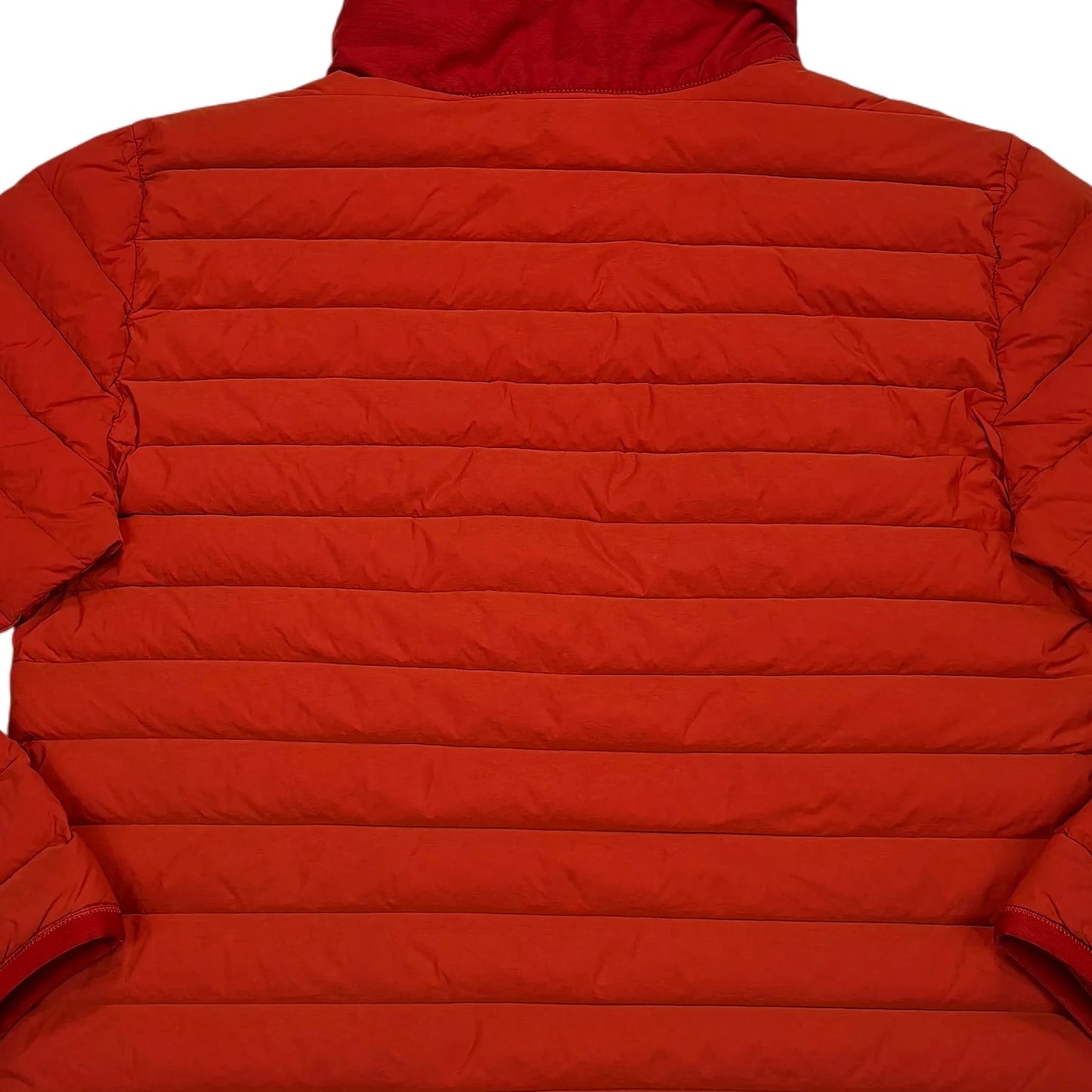 Stone Island Orange Loom Woven Down Chambers Stretch Nylon-TC Puffer Jacket