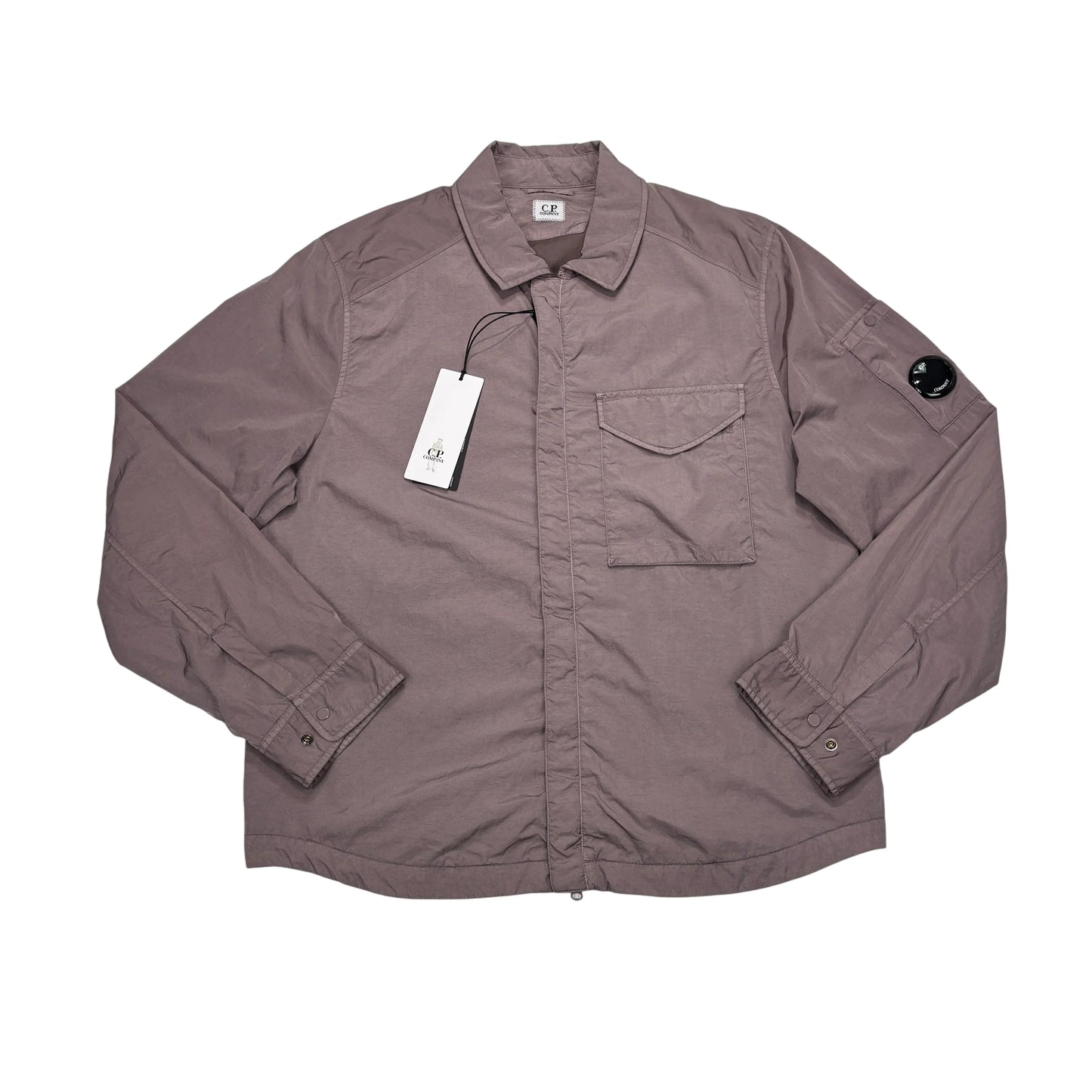 C.p. Company Pink Chome-R Overshirt Jacket