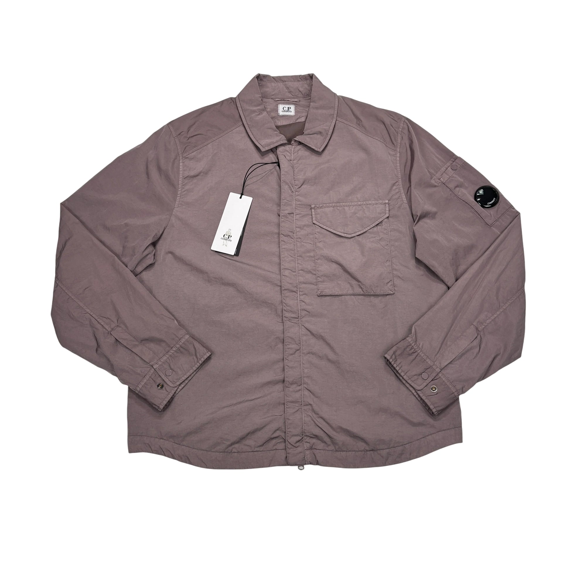 C.p. Company Pink Chome-R Overshirt Jacket