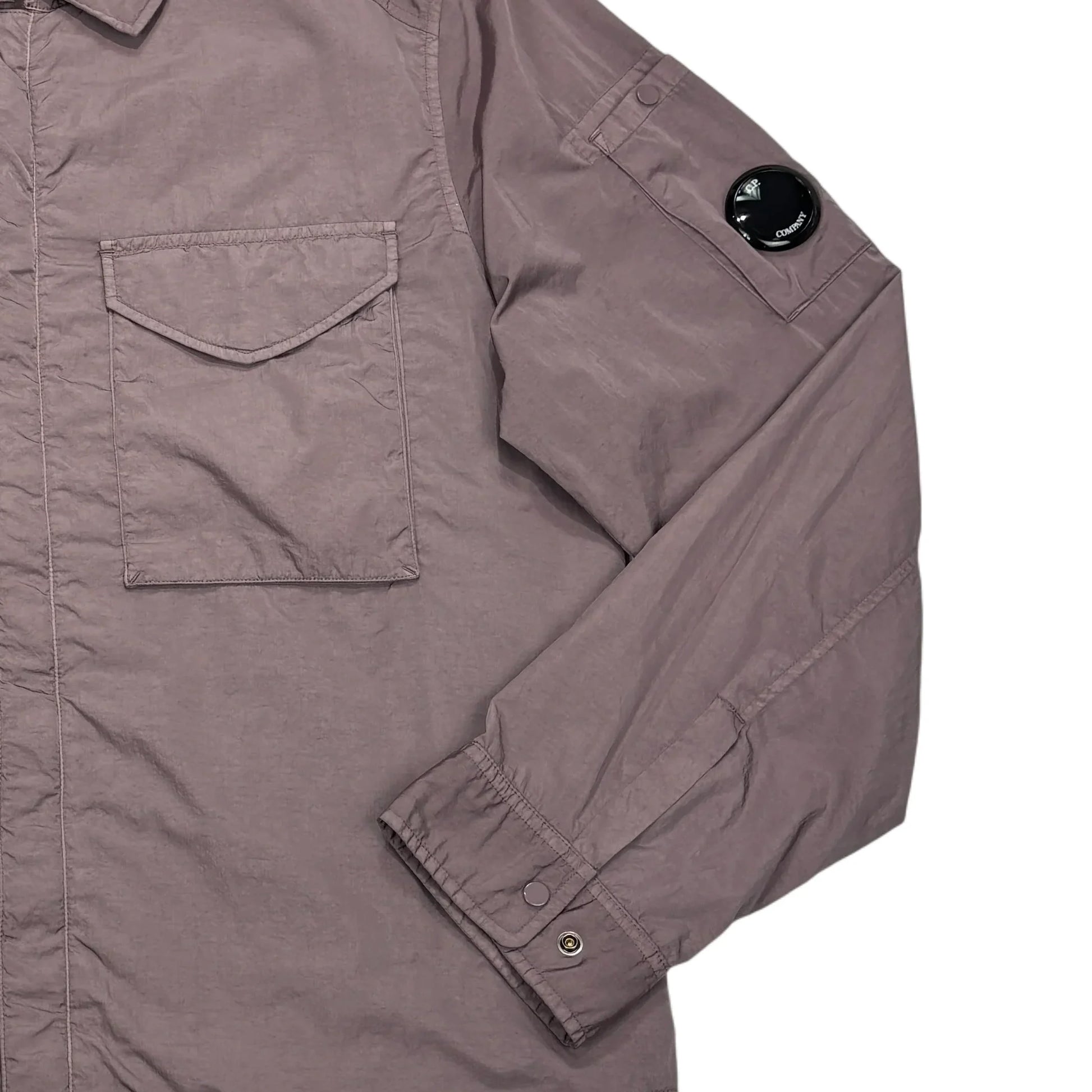 C.p. Company Pink Chome-R Overshirt Jacket