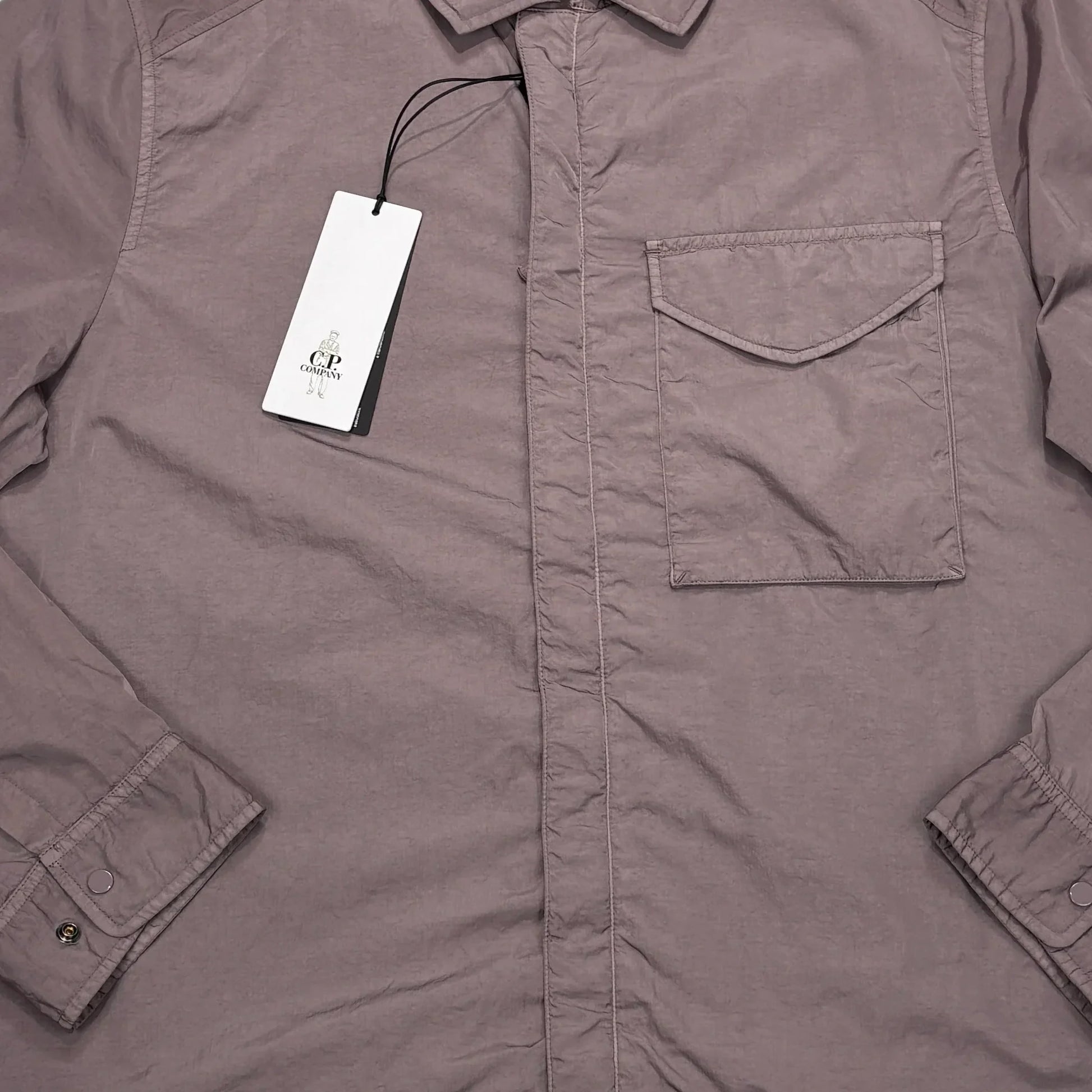 C.p. Company Pink Chome-R Overshirt Jacket