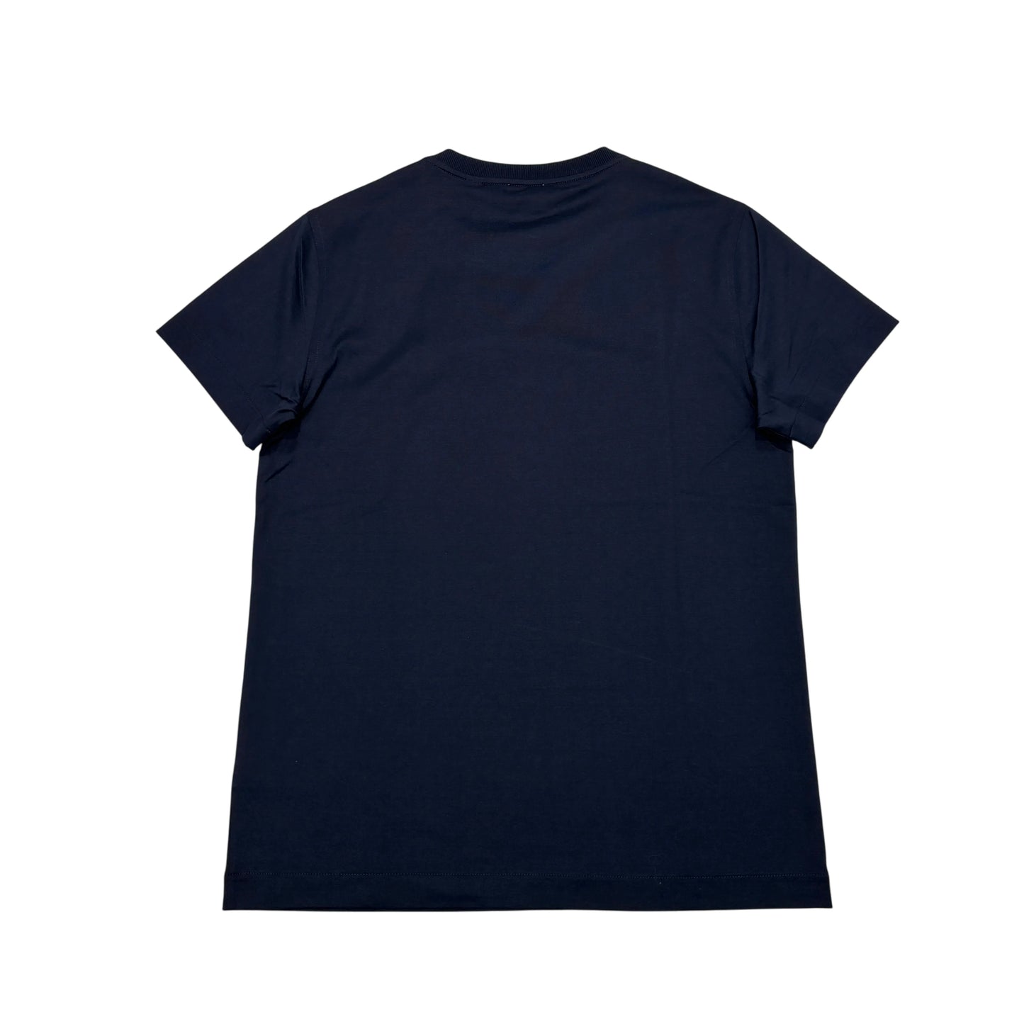 Burberry Navy Embroidered Logo T-shirt