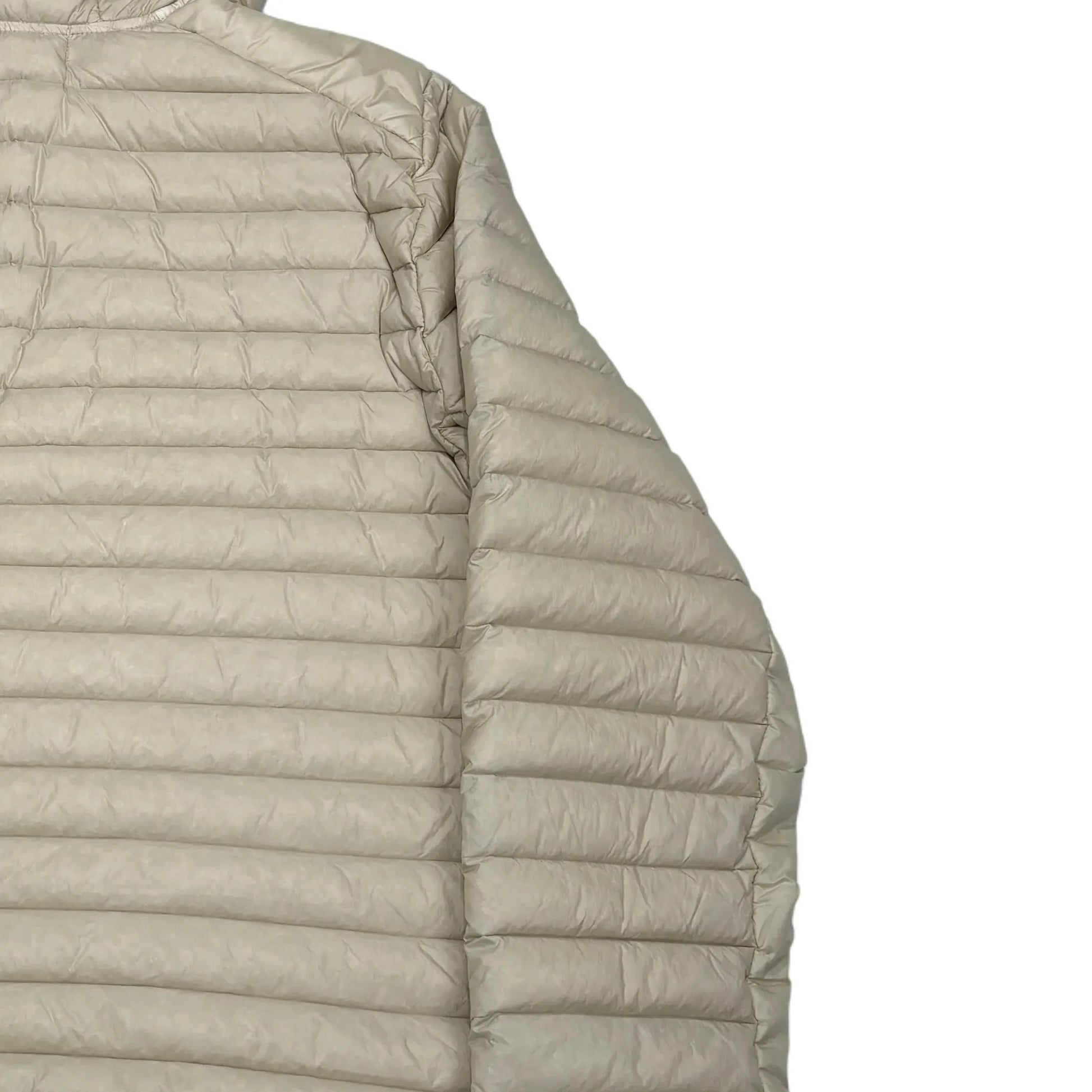 Stone Island Green Compass-Patch Loom Woven R-Nylon Chambers Down Puffer Jacket