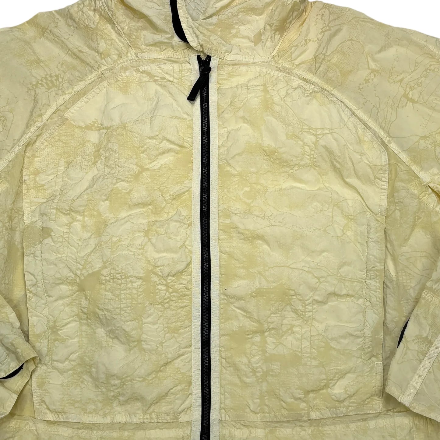 Stone Island Mint Green Shadow Project Nylon Metal in Econyl Regenerated Nylon with Waffle Print Effect Hooded Jacket