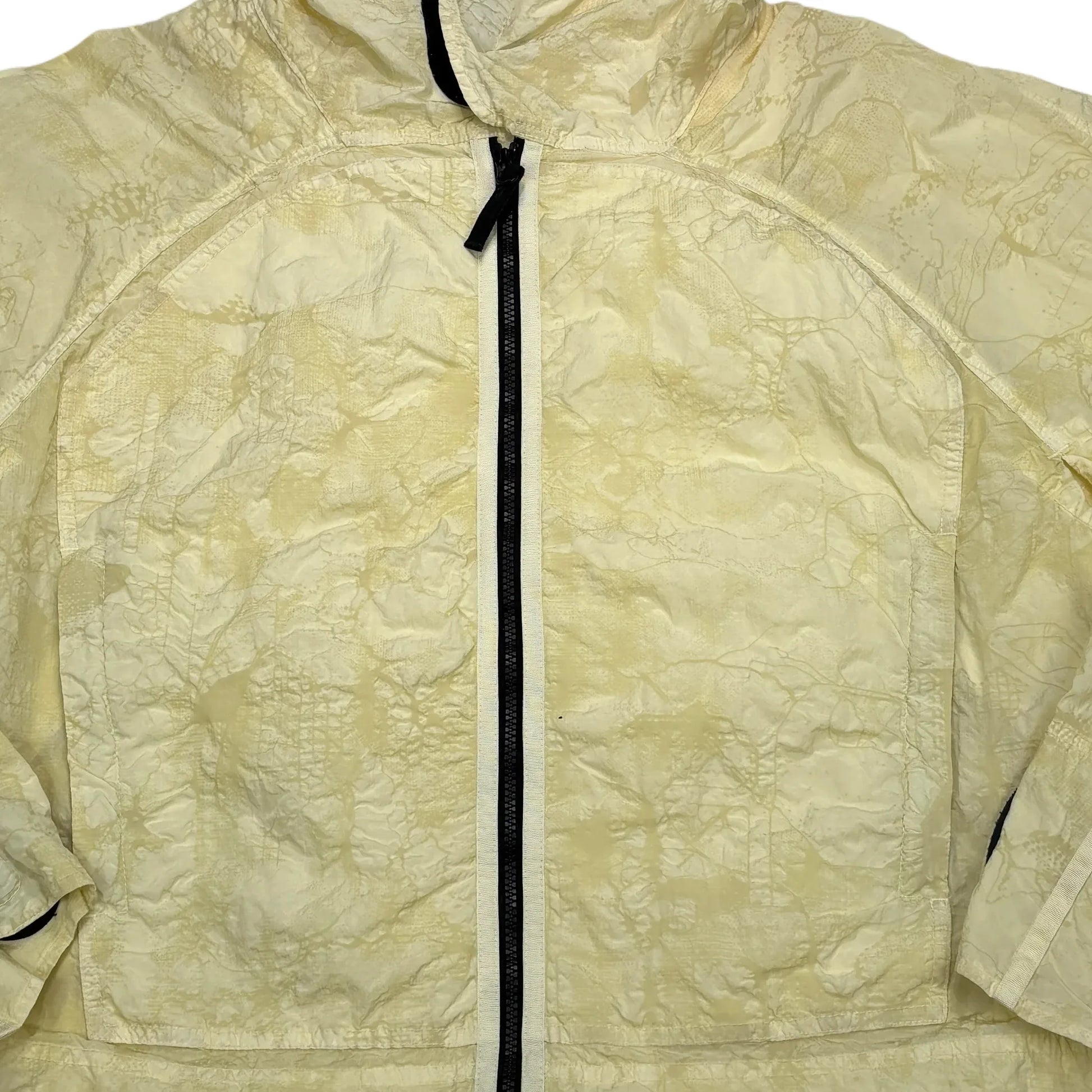 Stone Island Mint Green Shadow Project Nylon Metal in Econyl Regenerated Nylon with Waffle Print Effect Hooded Jacket
