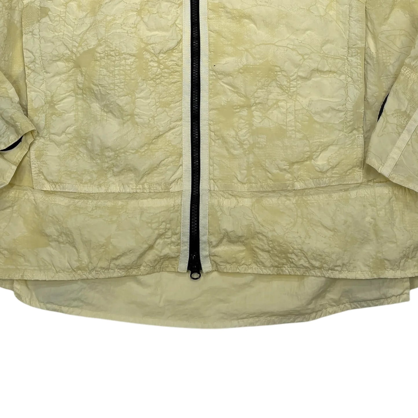 Stone Island Mint Green Shadow Project Nylon Metal in Econyl Regenerated Nylon with Waffle Print Effect Hooded Jacket
