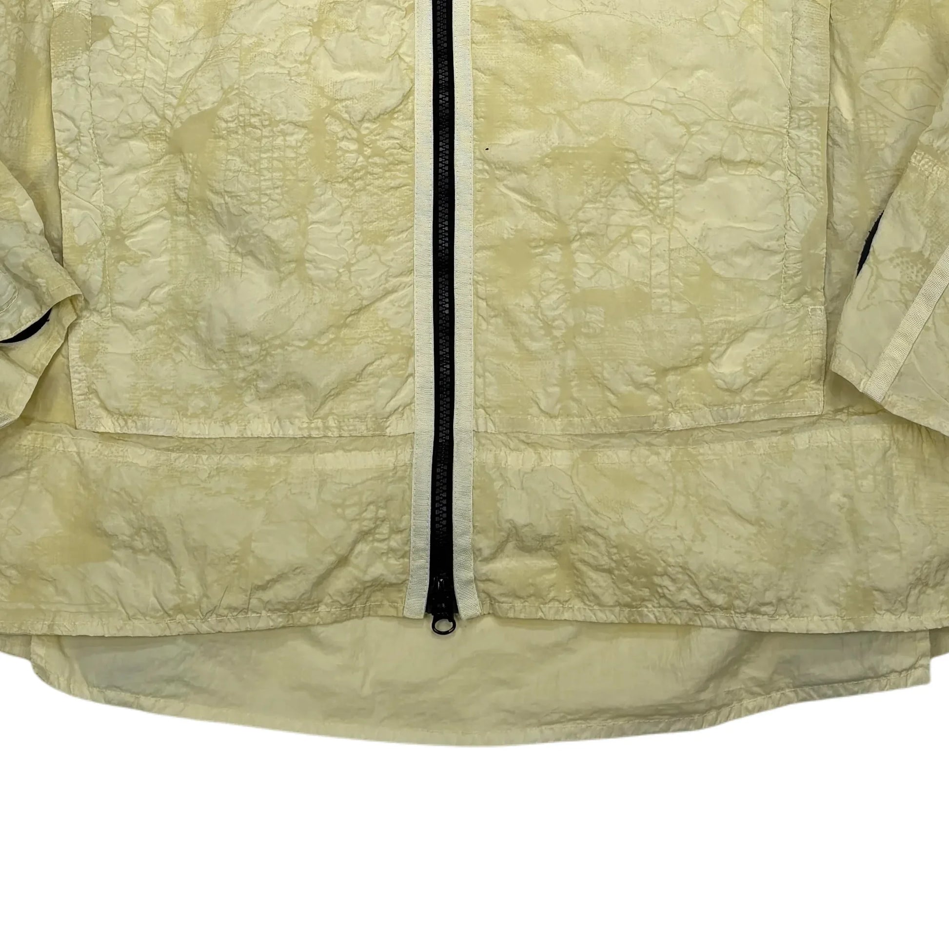 Stone Island Mint Green Shadow Project Nylon Metal in Econyl Regenerated Nylon with Waffle Print Effect Hooded Jacket