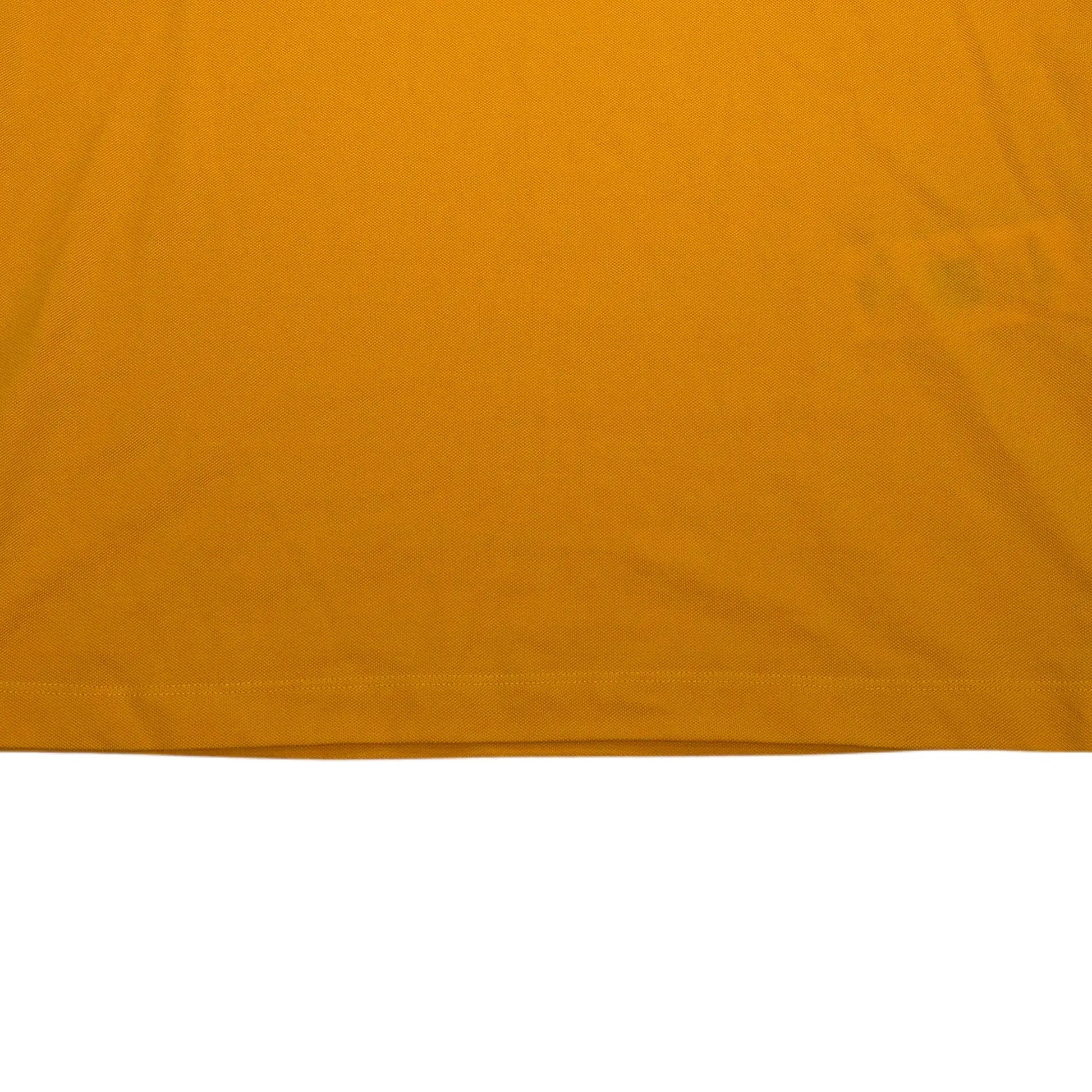 Stone Island Orange Patch Logo Polo Shirt