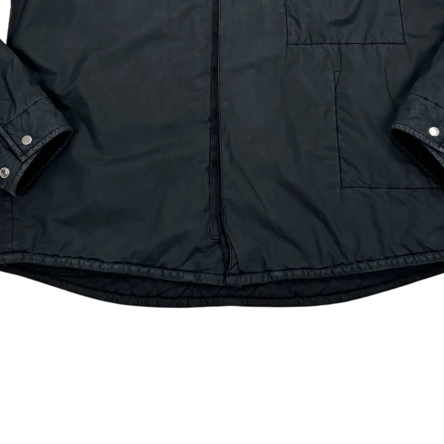Stone Island Black Shadow Project Padded Button Up Overshirt jacket
