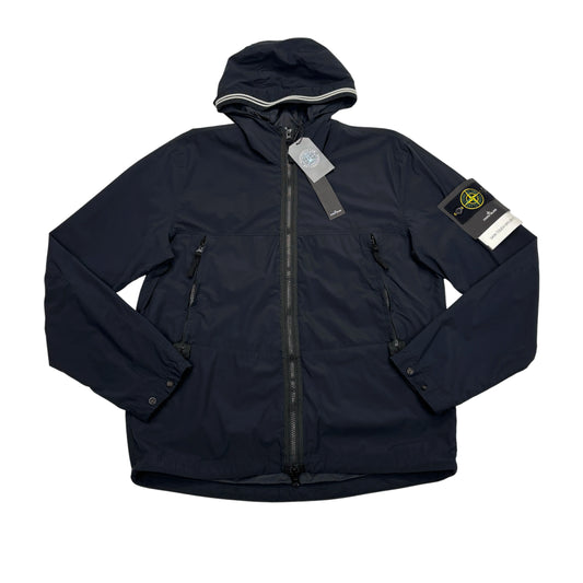 Stone Island Black Skin Touch Nylon-TCHooded Jacket