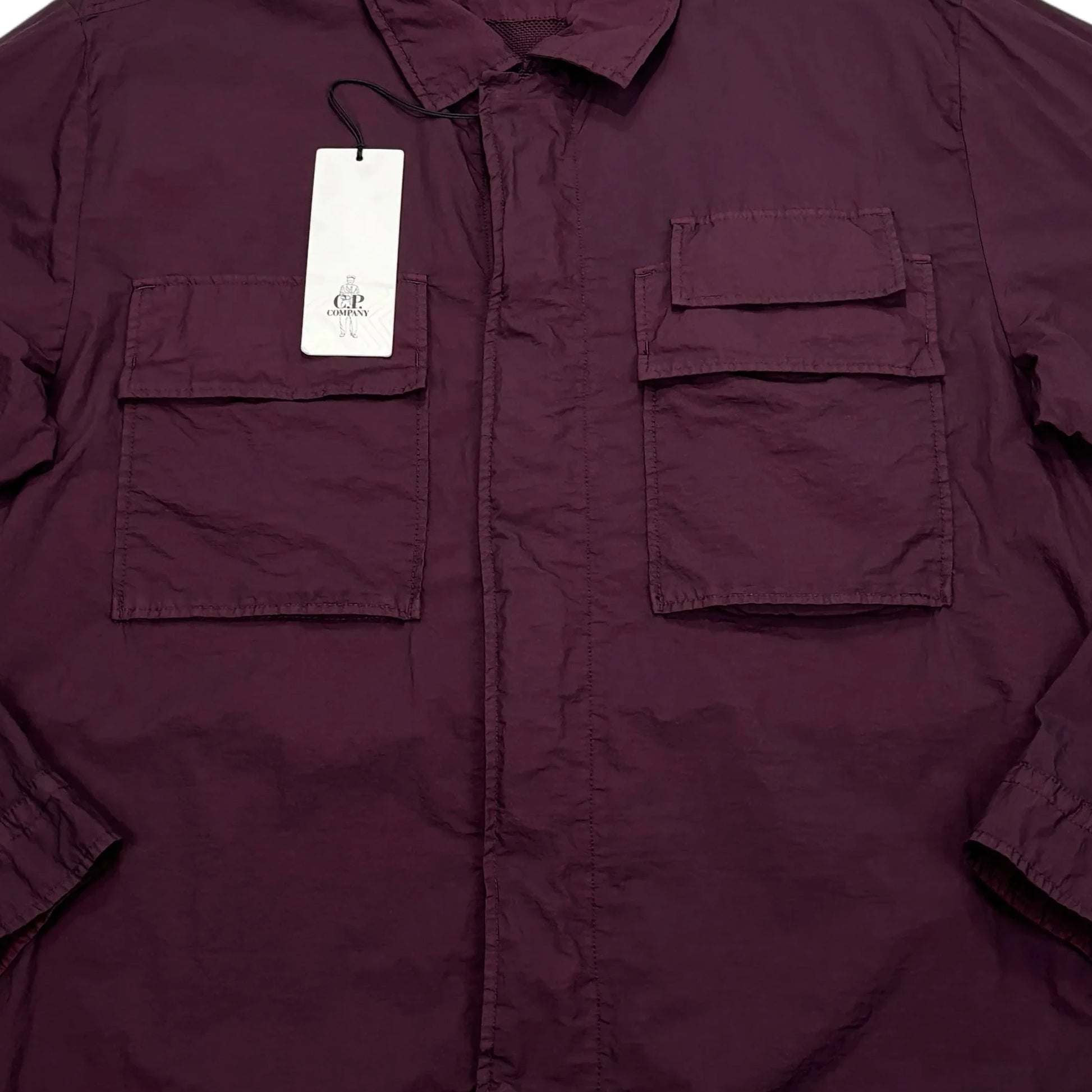 Stone Island Purple Ventilated Overshirt Jacket