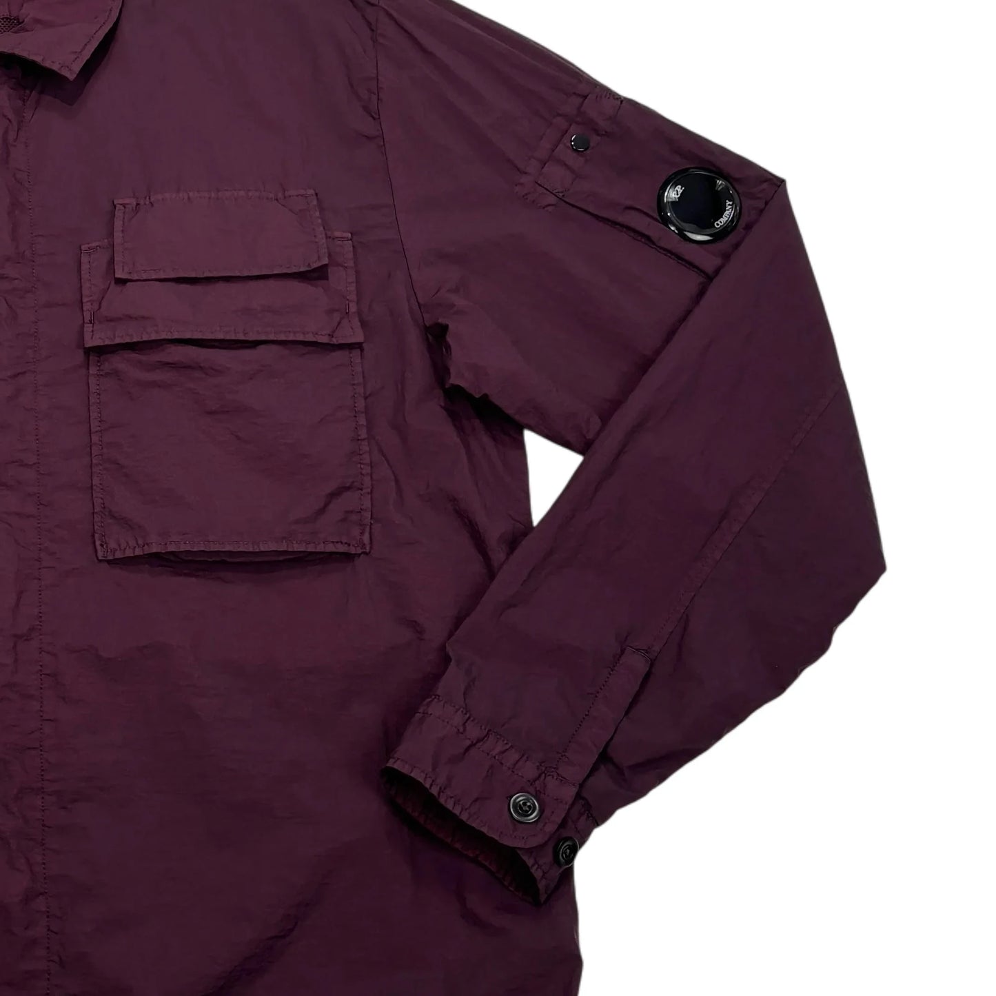 Stone Island Purple Ventilated Overshirt Jacket