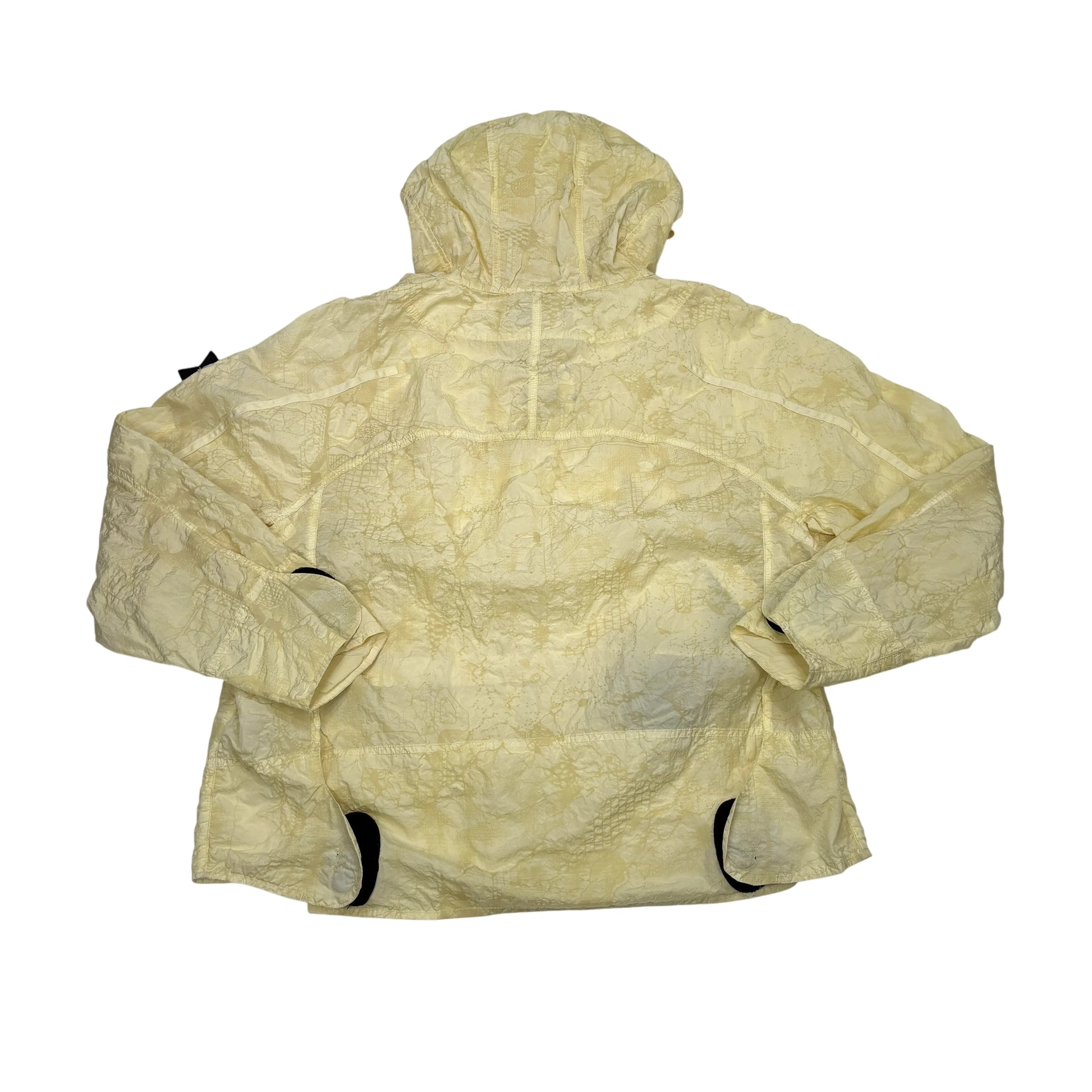 Stone Island Mint Green Shadow Project Nylon Metal in Econyl Regenerated Nylon with Waffle Print Effect Hooded Jacket