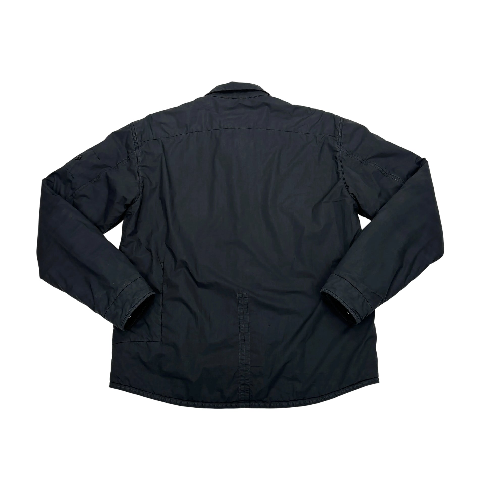 Stone Island Black Shadow Project Padded Button Up Overshirt jacket