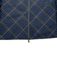 Burberry Blue Checked Hooded Windbreaker Jacket