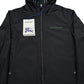 Burberry Black and Green Checked Reversible Hooded Jacket