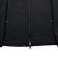 Burberry Black and Green Checked Reversible Hooded Jacket