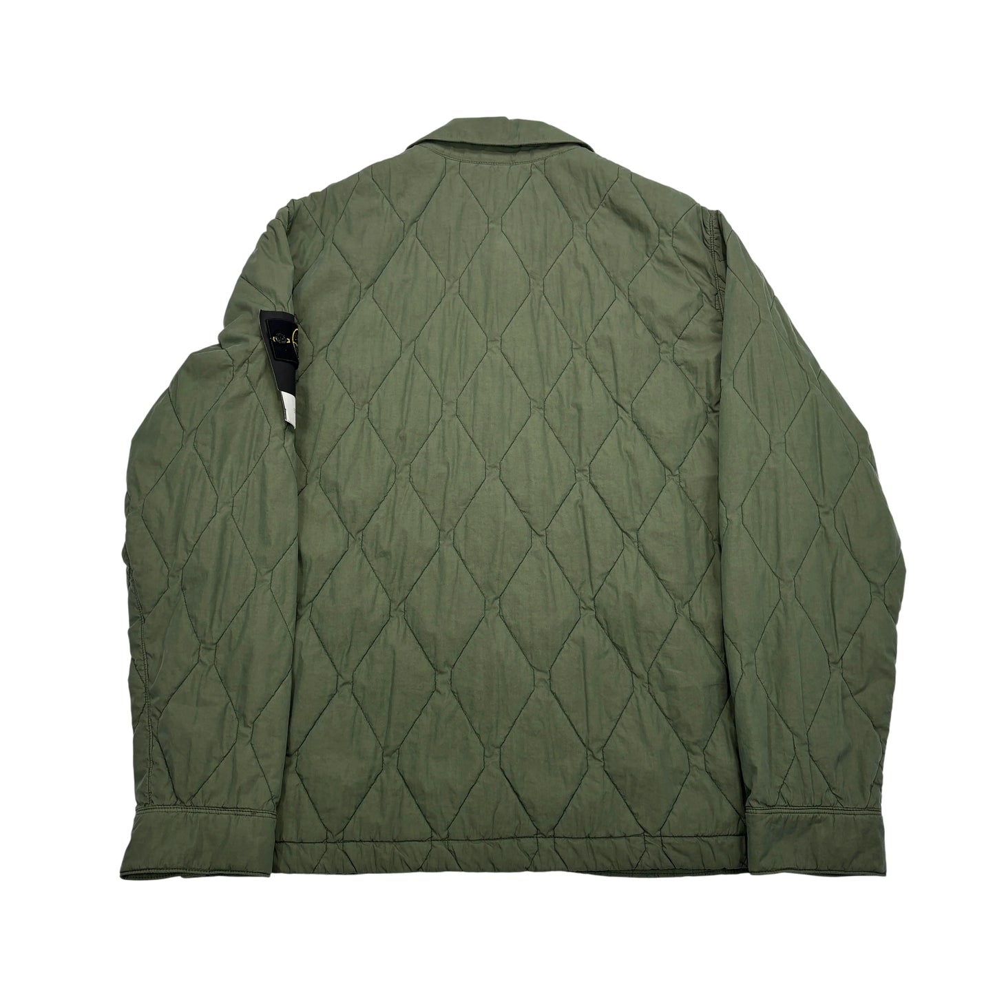 Stone Island Green 50 Fili Quilted-TC Jacket