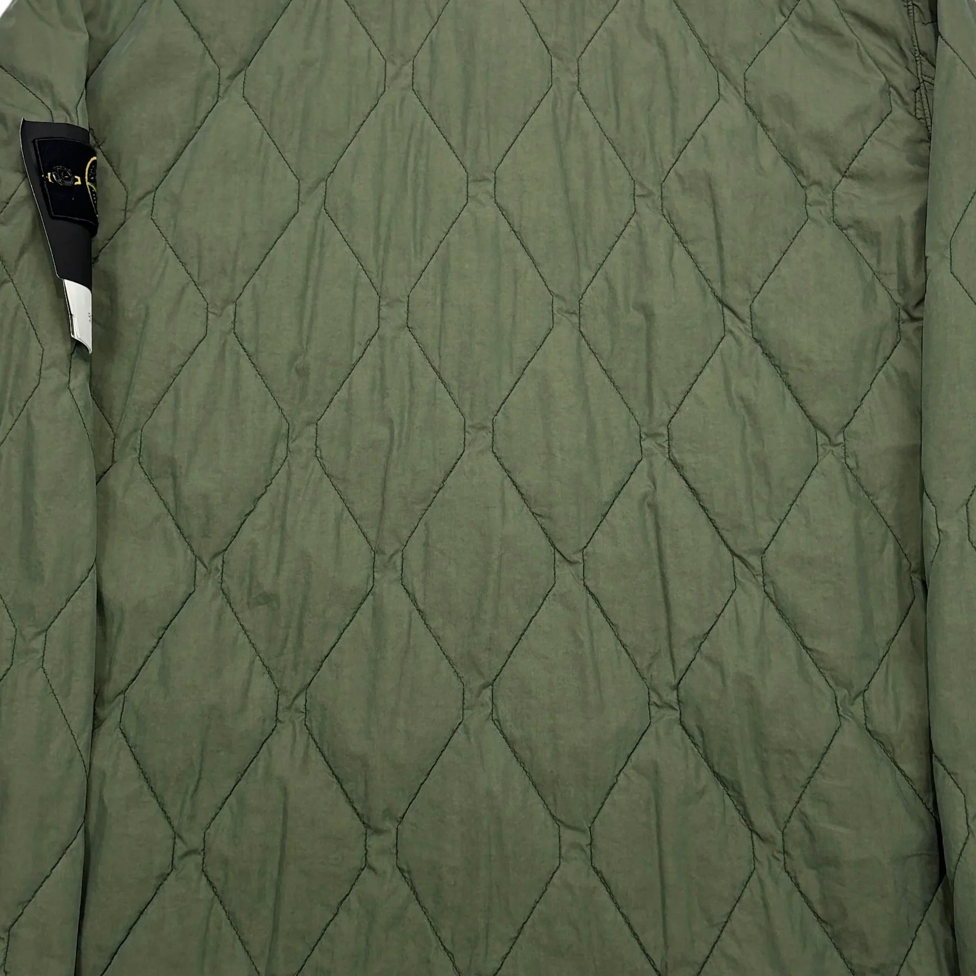 Stone Island Green 50 Fili Quilted-TC Jacket