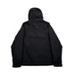Burberry Black and Green Checked Reversible Hooded Jacket