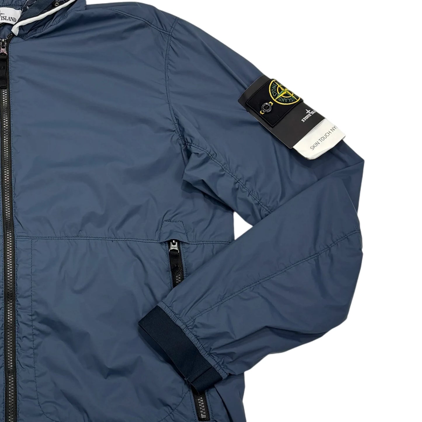 Stone Island Blue Skin Touch Nylon-TC Jacket