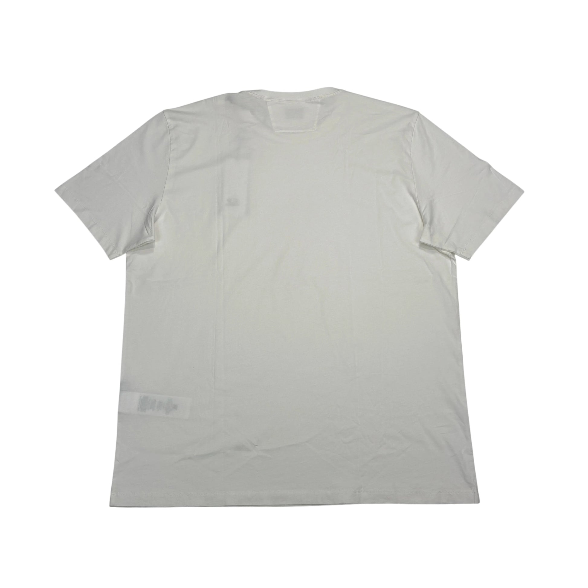 CP Company White Printed Spell Out Logo Design T-shirt