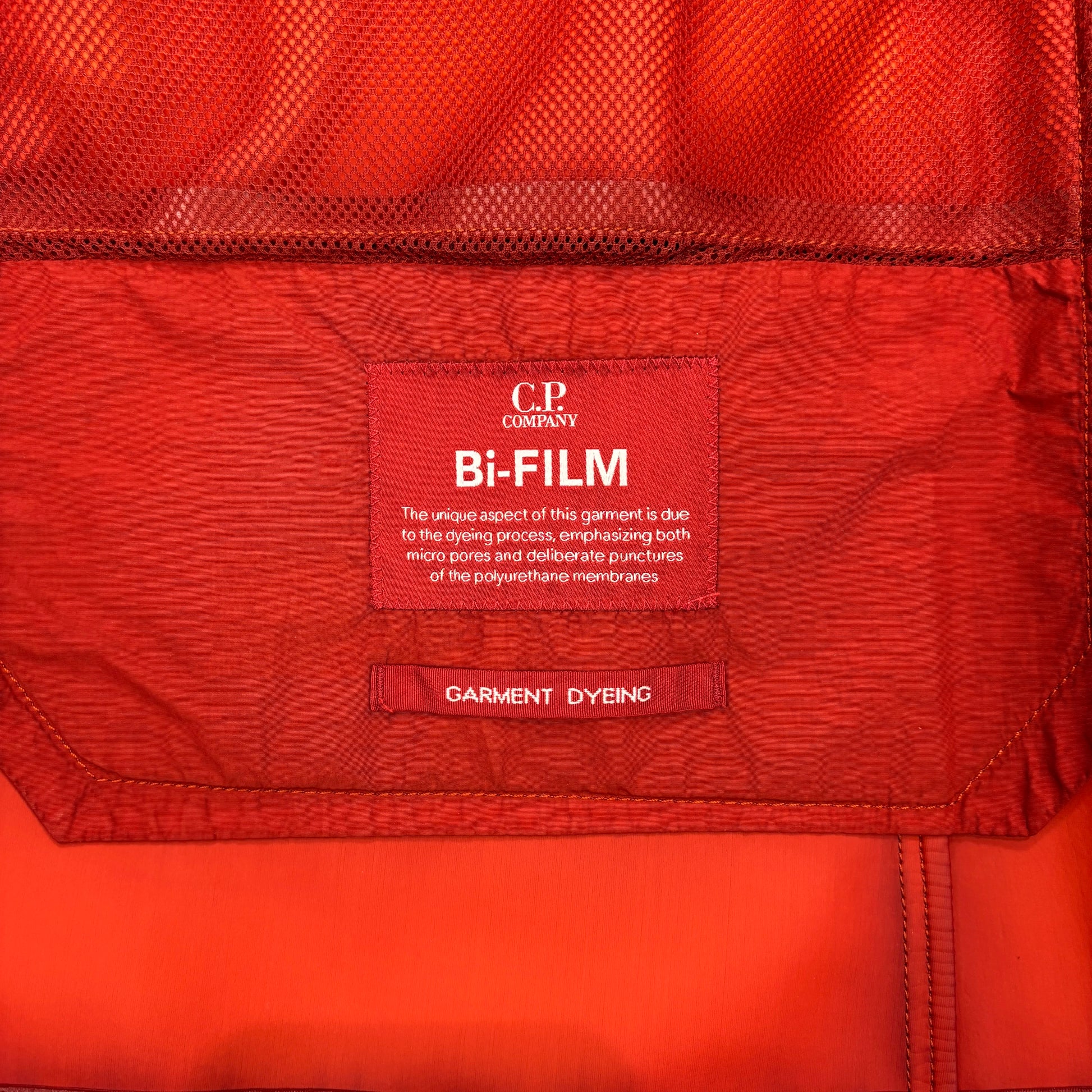 Cp Company Orange Hooded Jacket