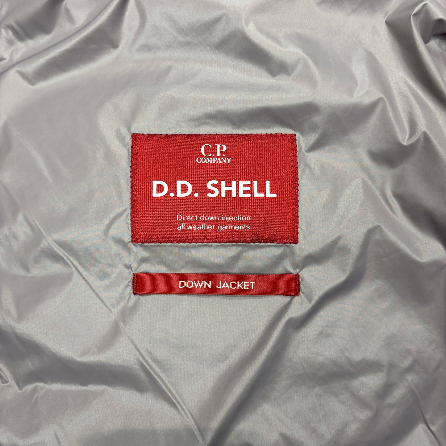 Cp Company Brown Collared Single Goggle D.D. Shell Down Jacket