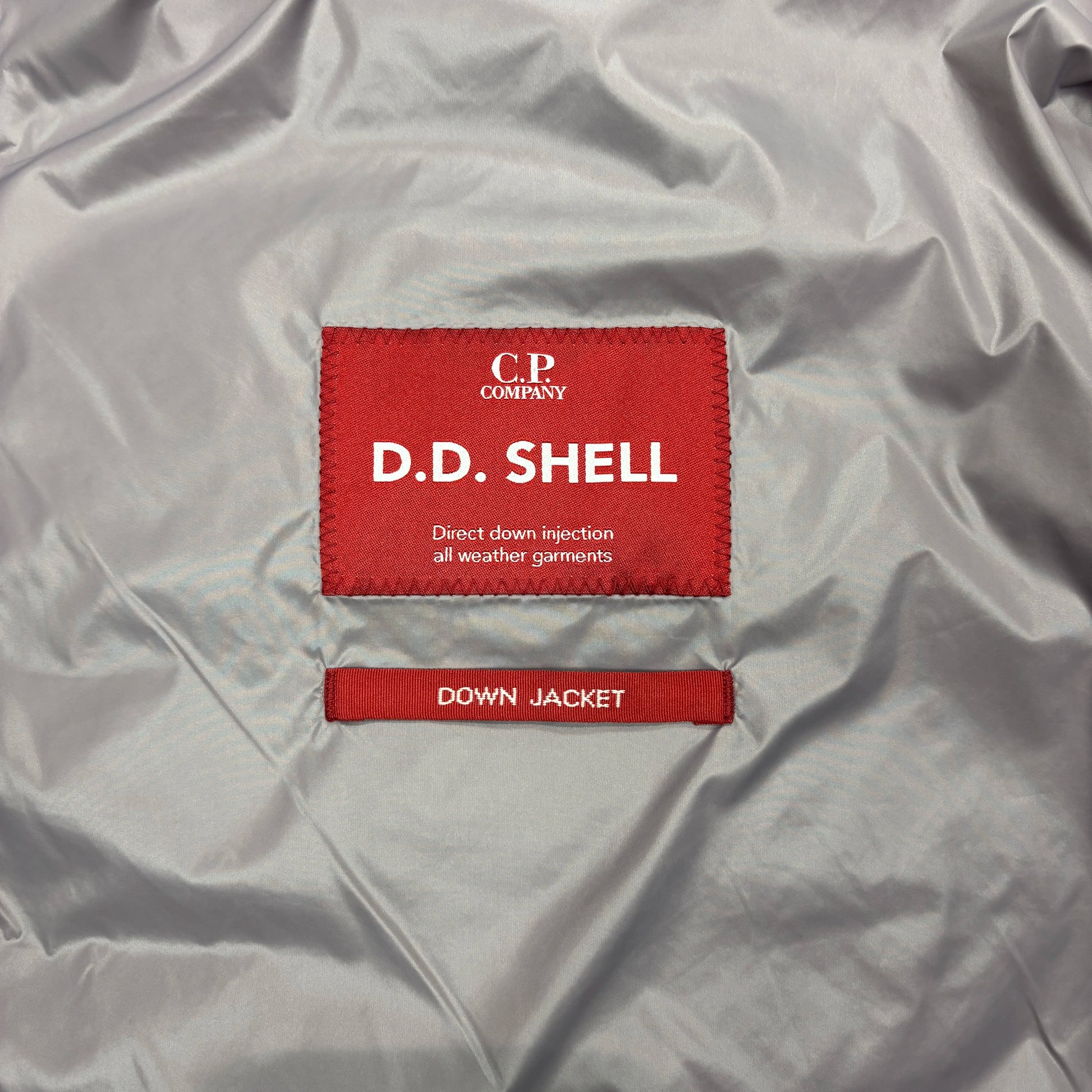 Cp Company Brown Collared Single Goggle D.D. Shell Down Jacket