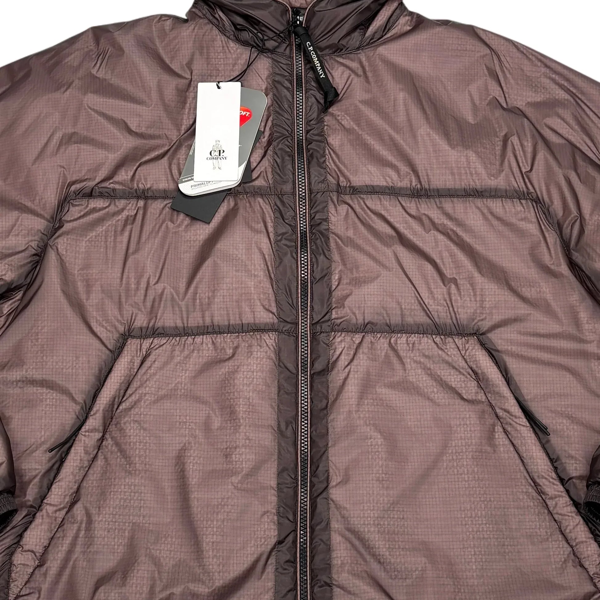 Cp Company Brown Hooded Jacket