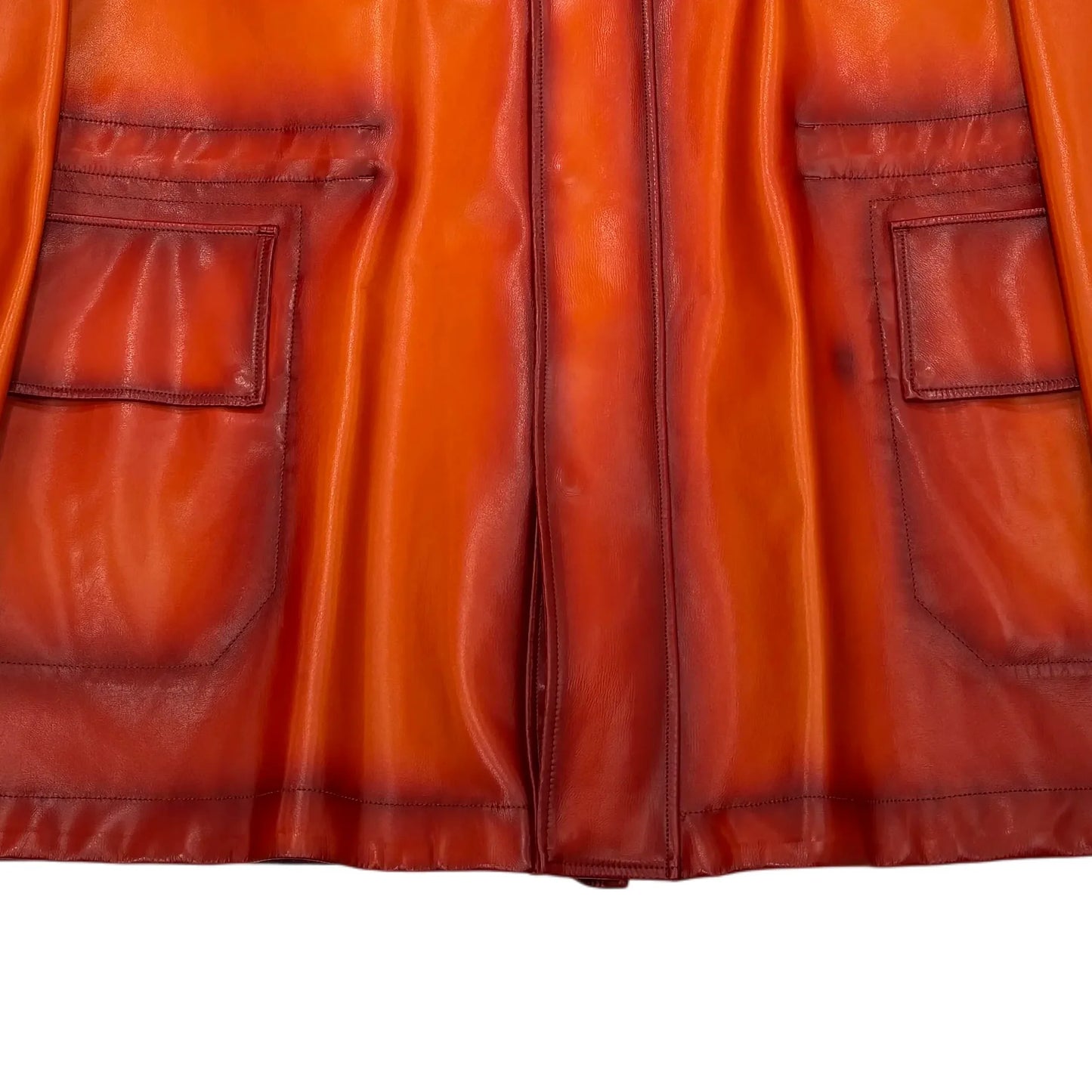 Cp Company Orange Hooded Jacket