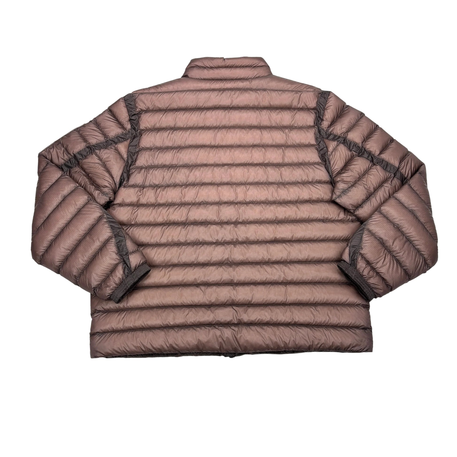 Cp Company Brown Collared Single Goggle D.D. Shell Down Jacket