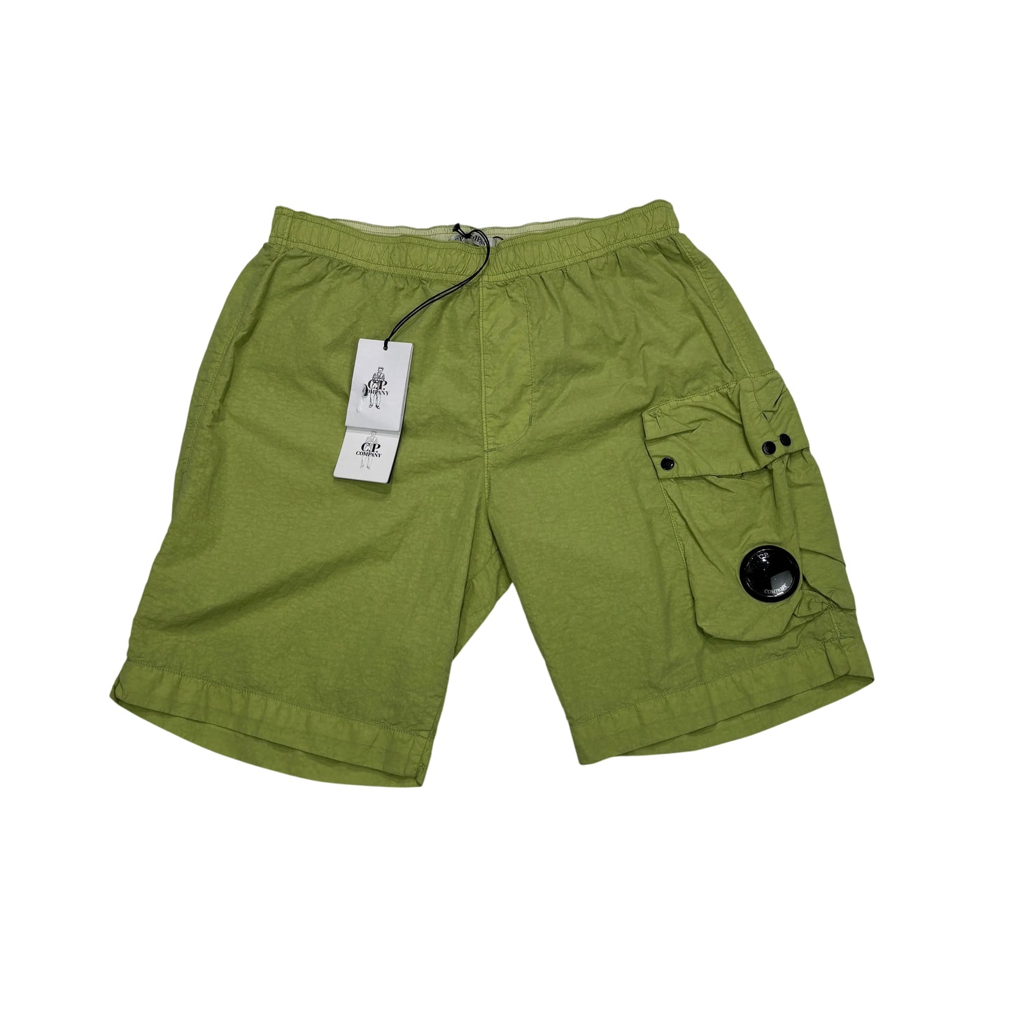 CP Company Green Single Goggle Swimming Shorts