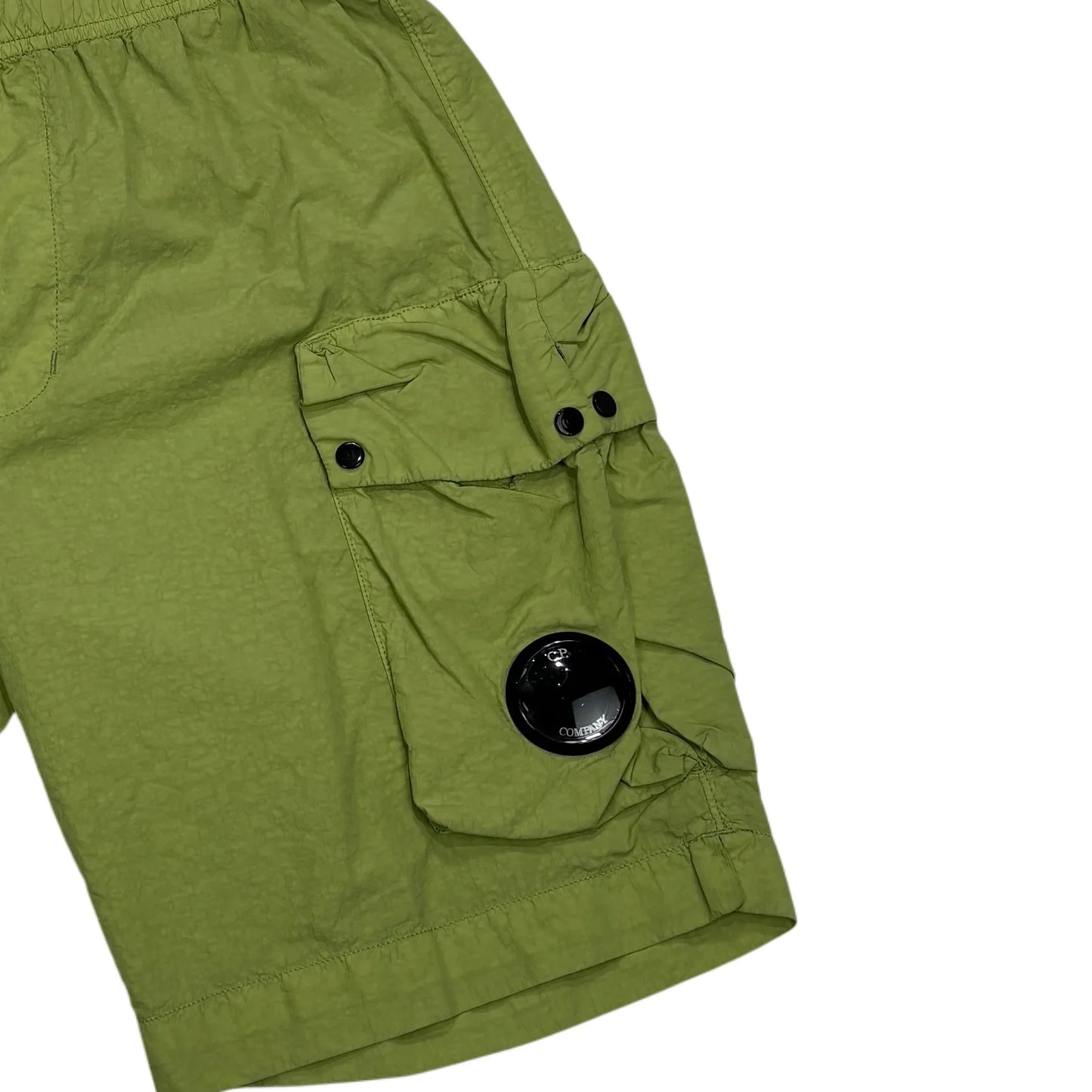 CP Company Green Single Goggle Swimming Shorts