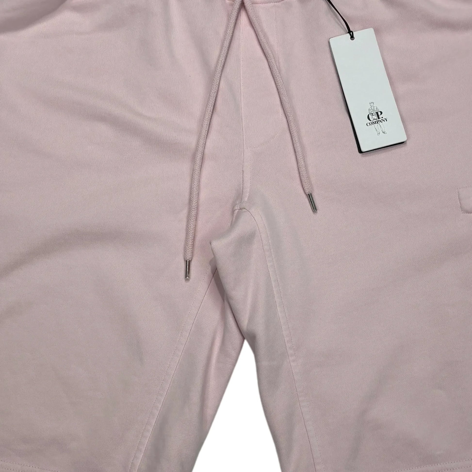 CP Company Pink Single Goggle Cotton Cargo Shorts