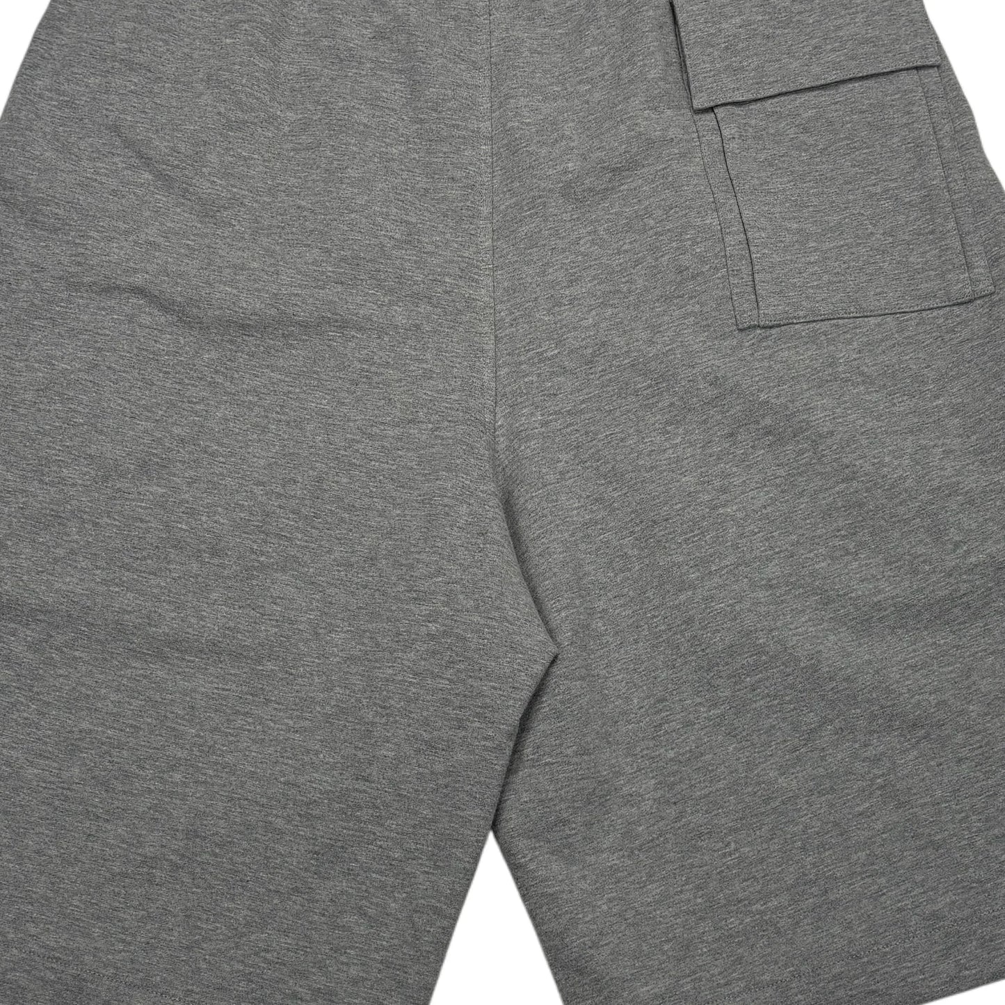 CP Company Grey Raised Rubber Logo Spell Out Cotton Shorts
