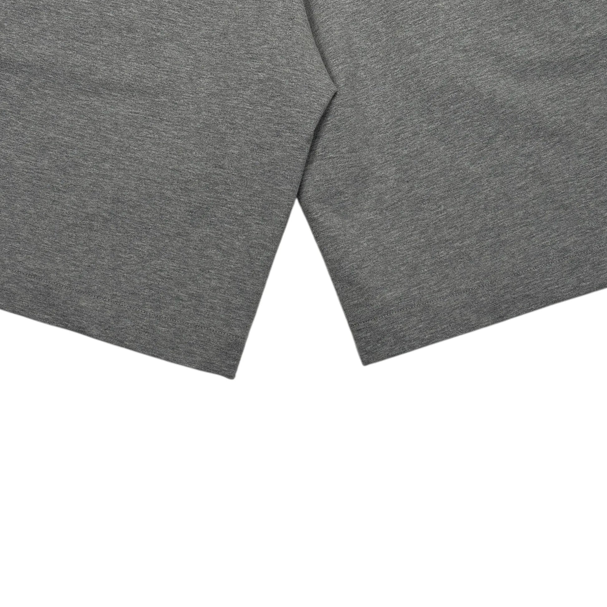 CP Company Grey Raised Rubber Logo Spell Out Cotton Shorts
