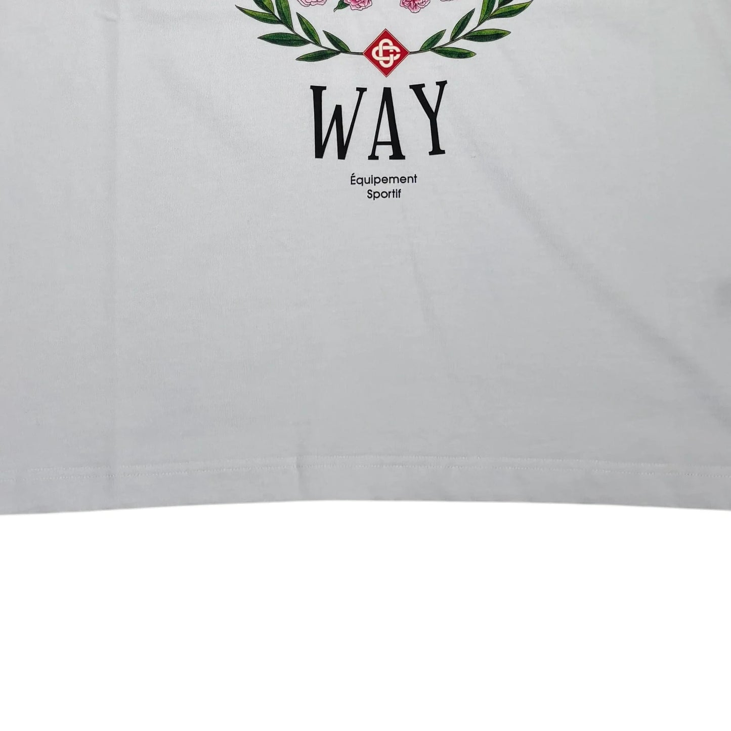 Casa Blanca White Casa Way Printed Logo T-shirt