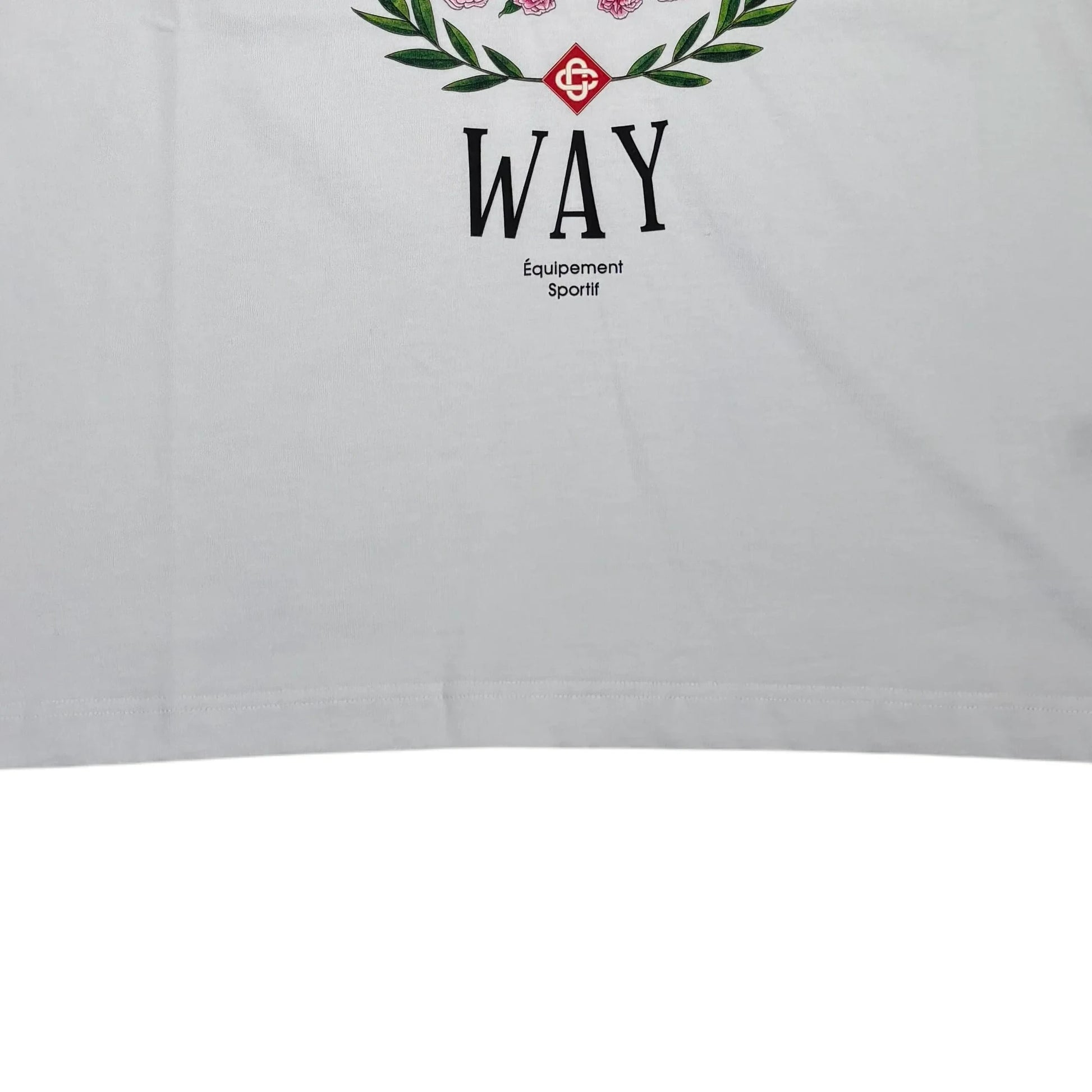 Casa Blanca White Casa Way Printed Logo T-shirt
