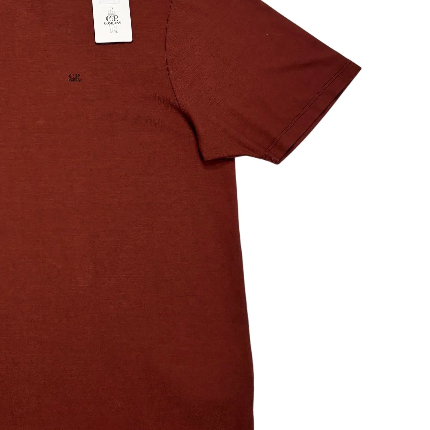 CP Company Red Spell Out Printed Logo T-shirt