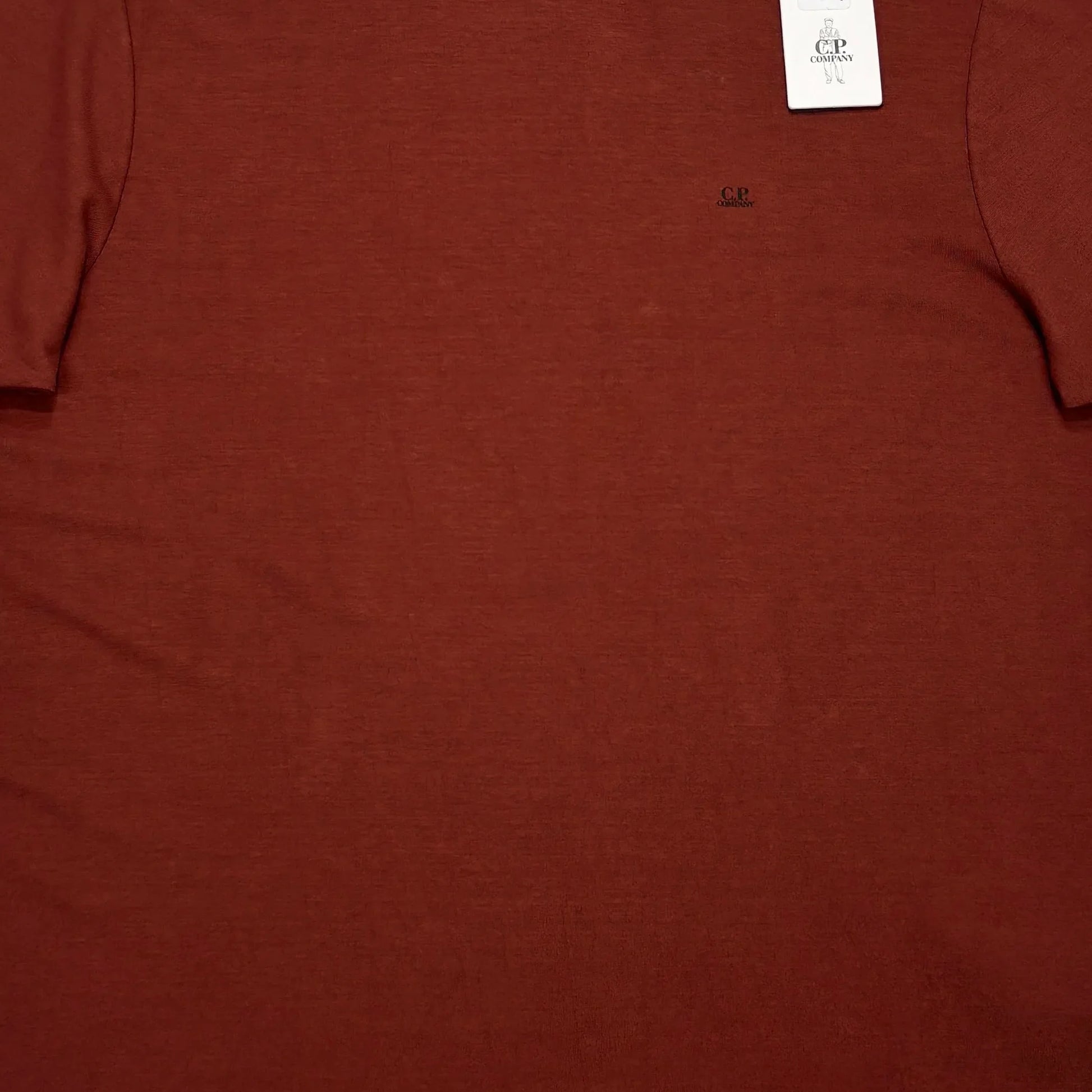 CP Company Red Spell Out Printed Logo T-shirt