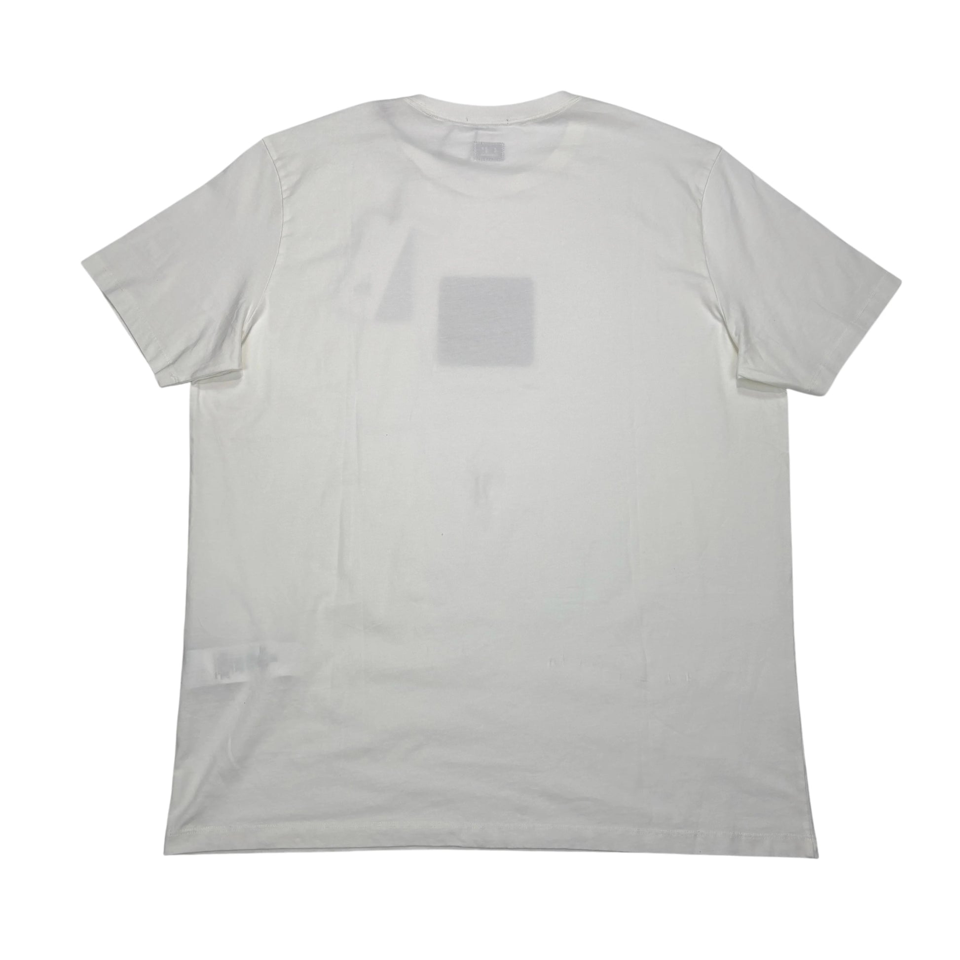 CP Company White Rubberised Logo T-shirt