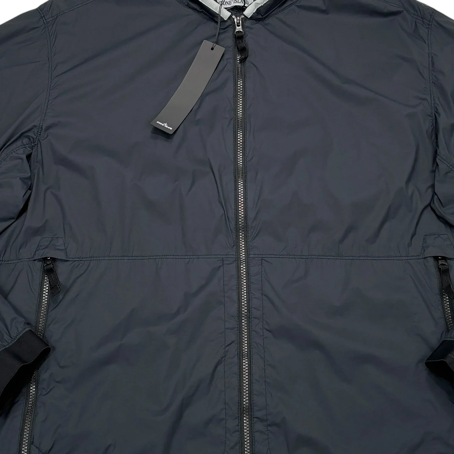 Stone Island Black Skin Touch Nylon-TC Hooded Jacket
