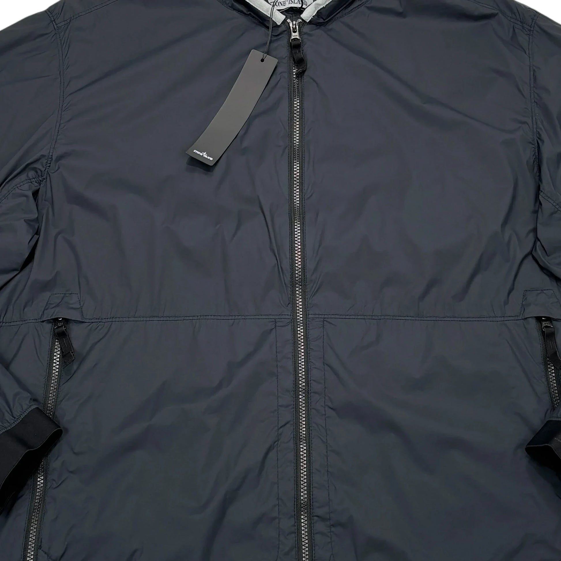 Stone Island Black Skin Touch Nylon-TC Hooded Jacket